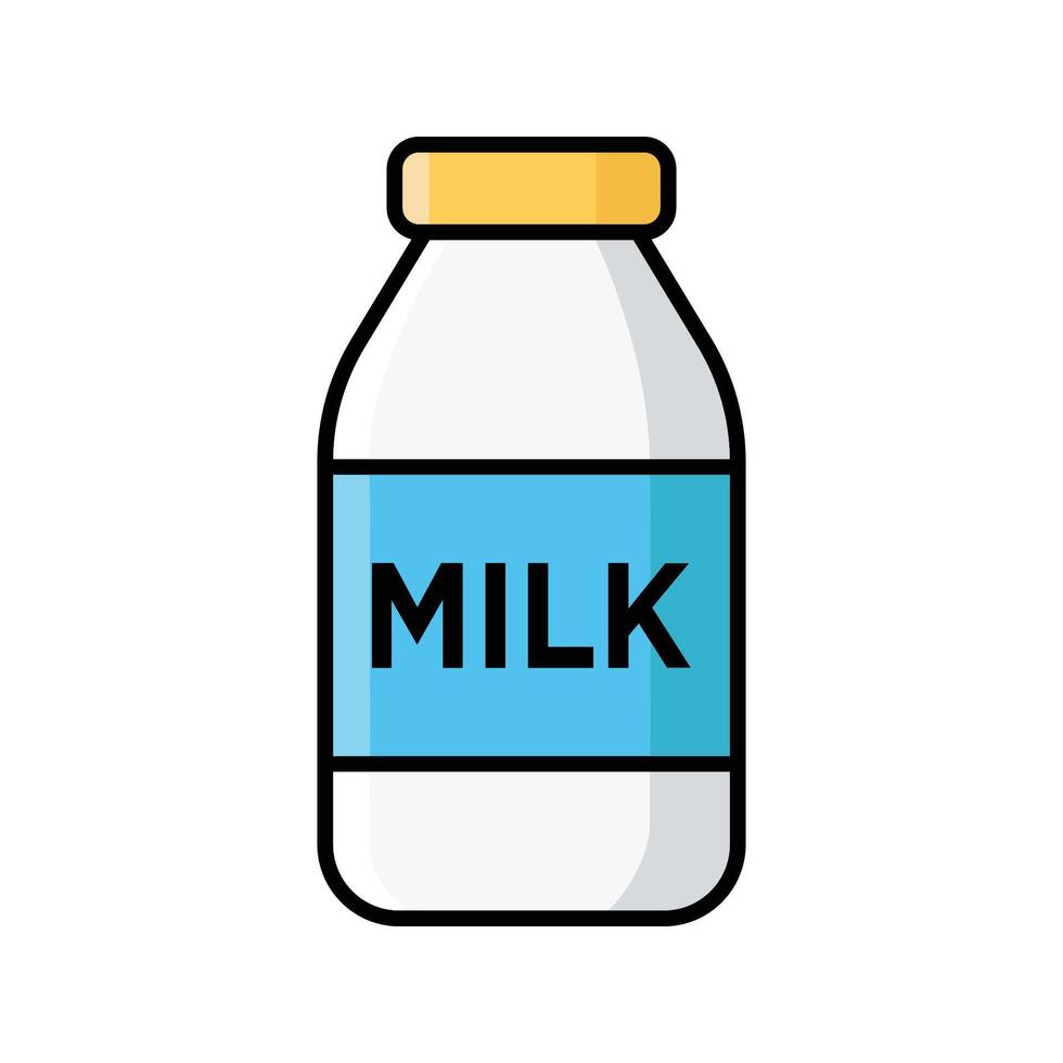 melk icoon vector ontwerp sjabloon in wit achtergrond