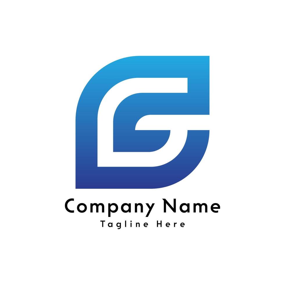 gr brief eerste creatief logo ontwerp icoon vector
