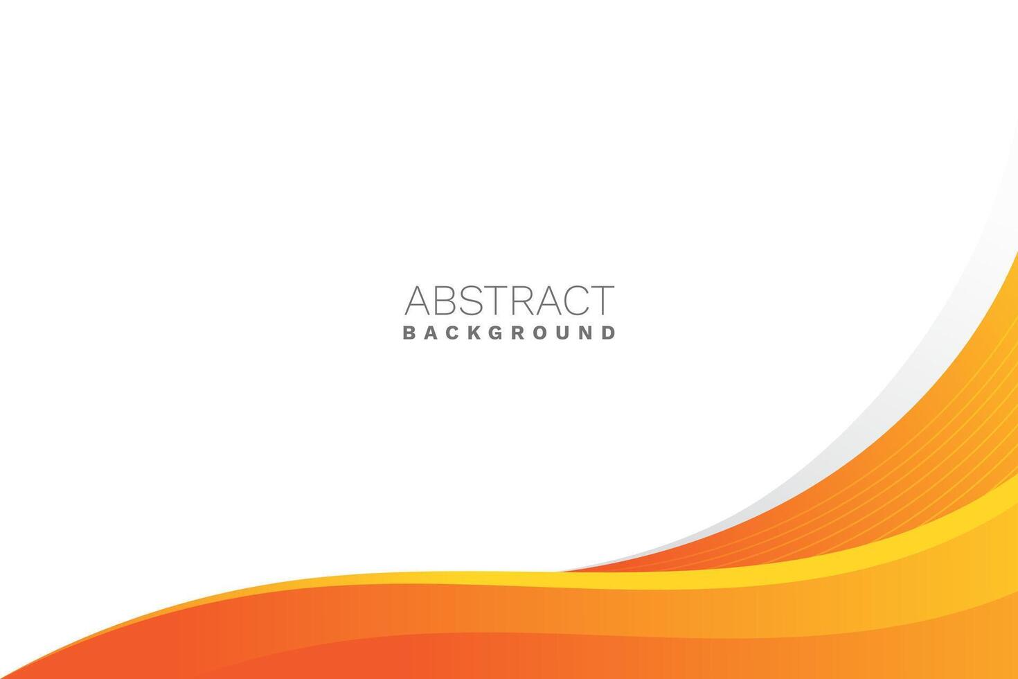 abstract oranje golvend bedrijf stijl achtergrond. vector illustratie