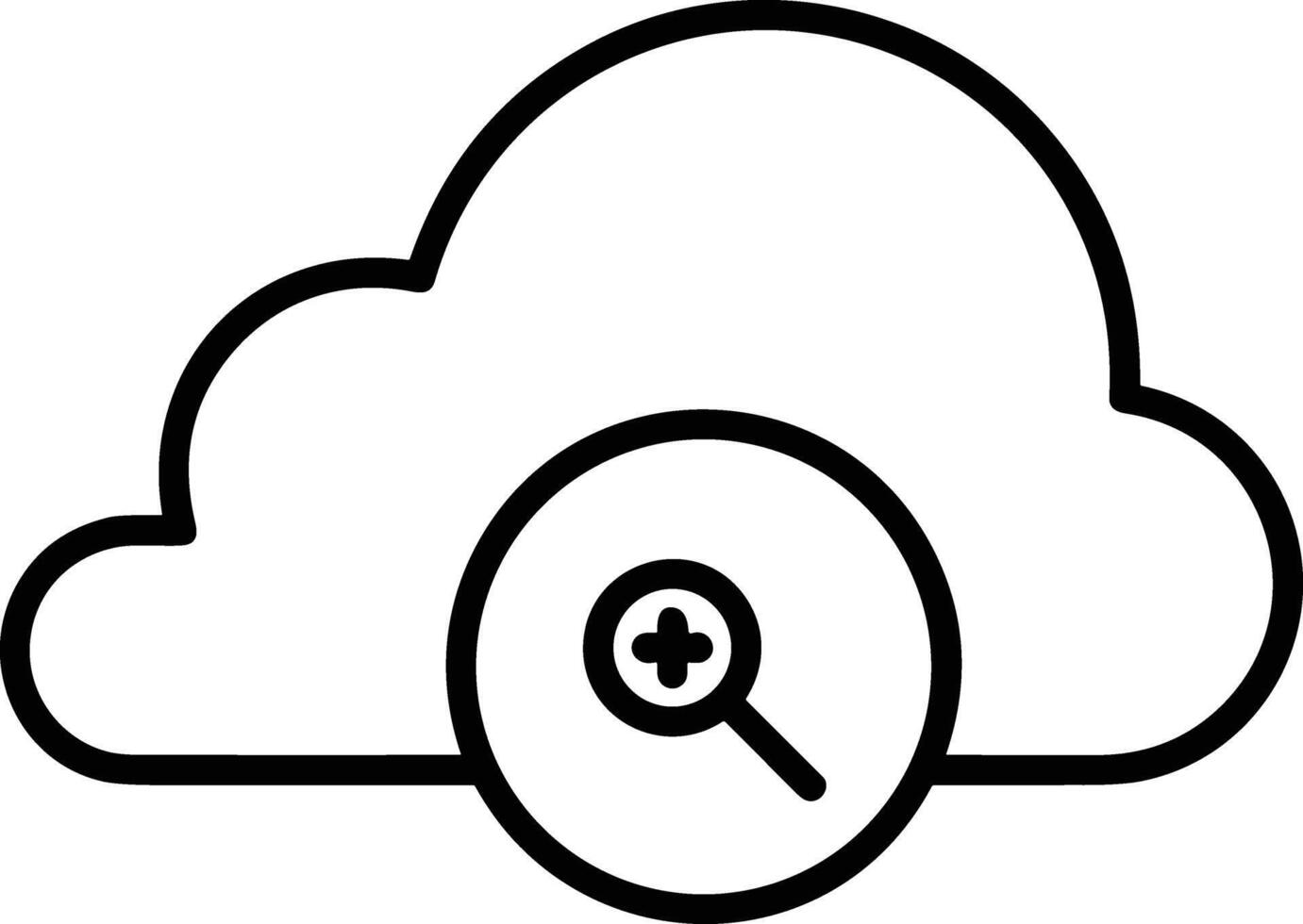 wolk icoon symbool vector afbeelding. illustratie van de hosting opslagruimte ontwerp beeld