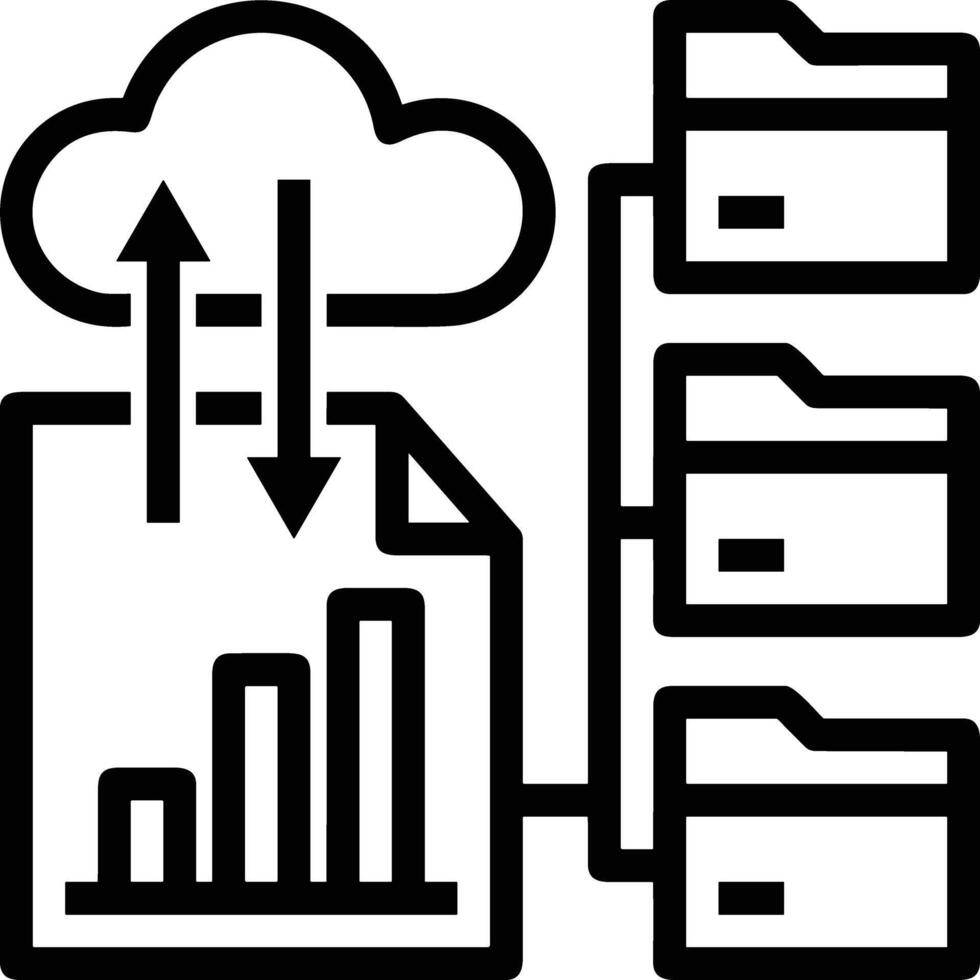 wolk icoon symbool vector afbeelding. illustratie van de hosting opslagruimte ontwerp beeld