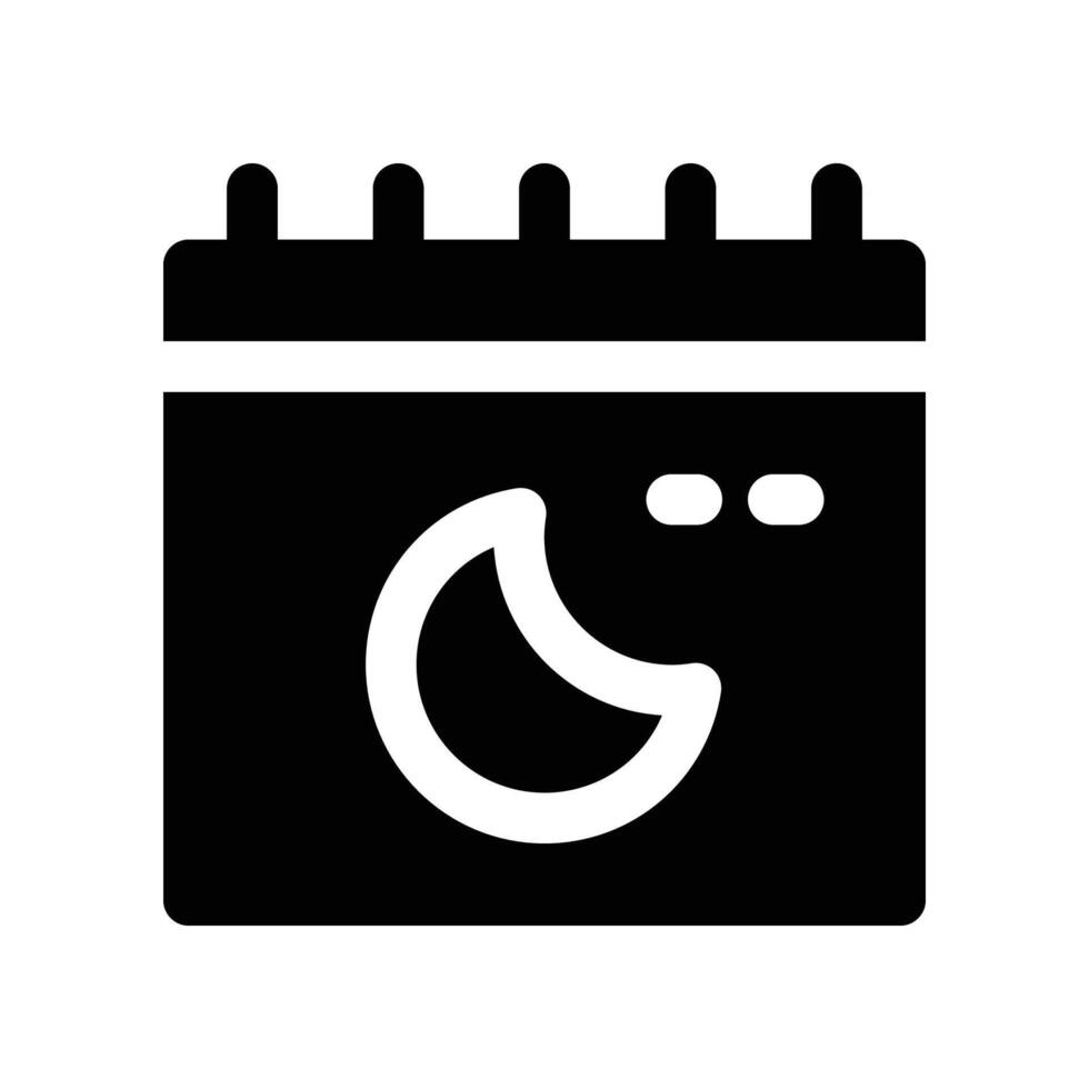 kalender icoon. vector glyph icoon voor uw website, mobiel, presentatie, en logo ontwerp.