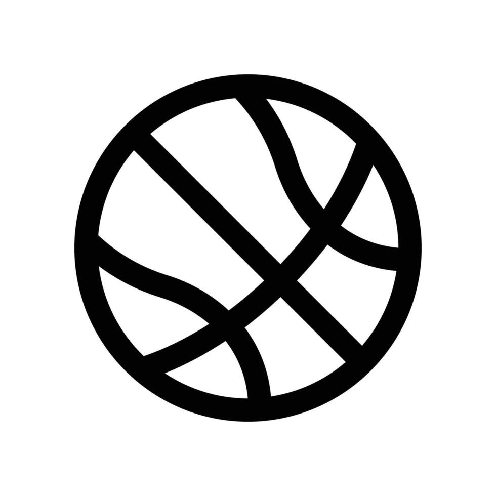 basketbal icoon. vector lijn icoon voor uw website, mobiel, presentatie, en logo ontwerp.