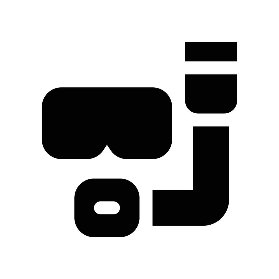 duiken masker icoon. vector glyph icoon voor uw website, mobiel, presentatie, en logo ontwerp.