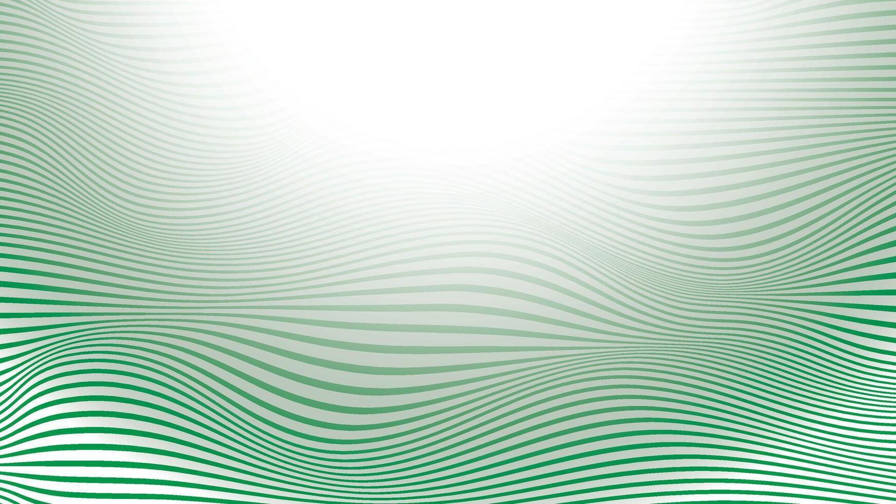 abstract wit en groen kleur achtergrond met modern ontwerp Golf lijn patroon. vector illustratie.