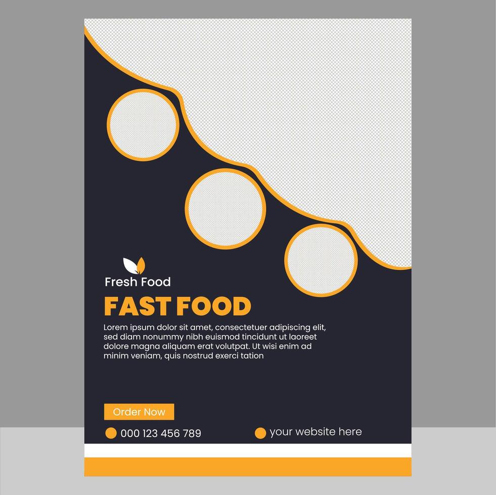 voedsel flyer ontwerp vector