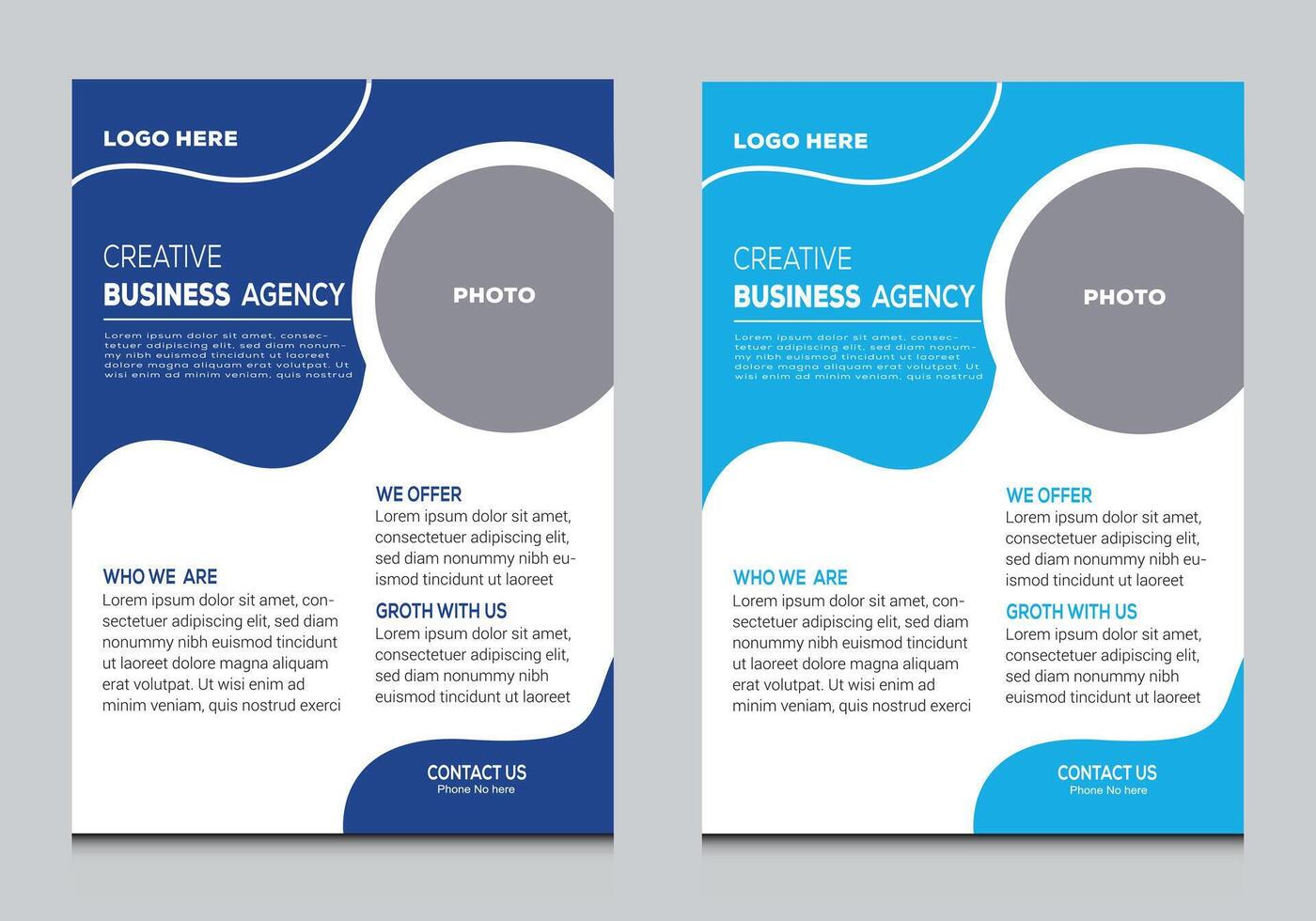 creatief jaar- verslag doen van brochure folder ontwerp sjabloon vector, brochure Hoes presentatie abstract vlak achtergrond, lay-out in a4 grootte vector