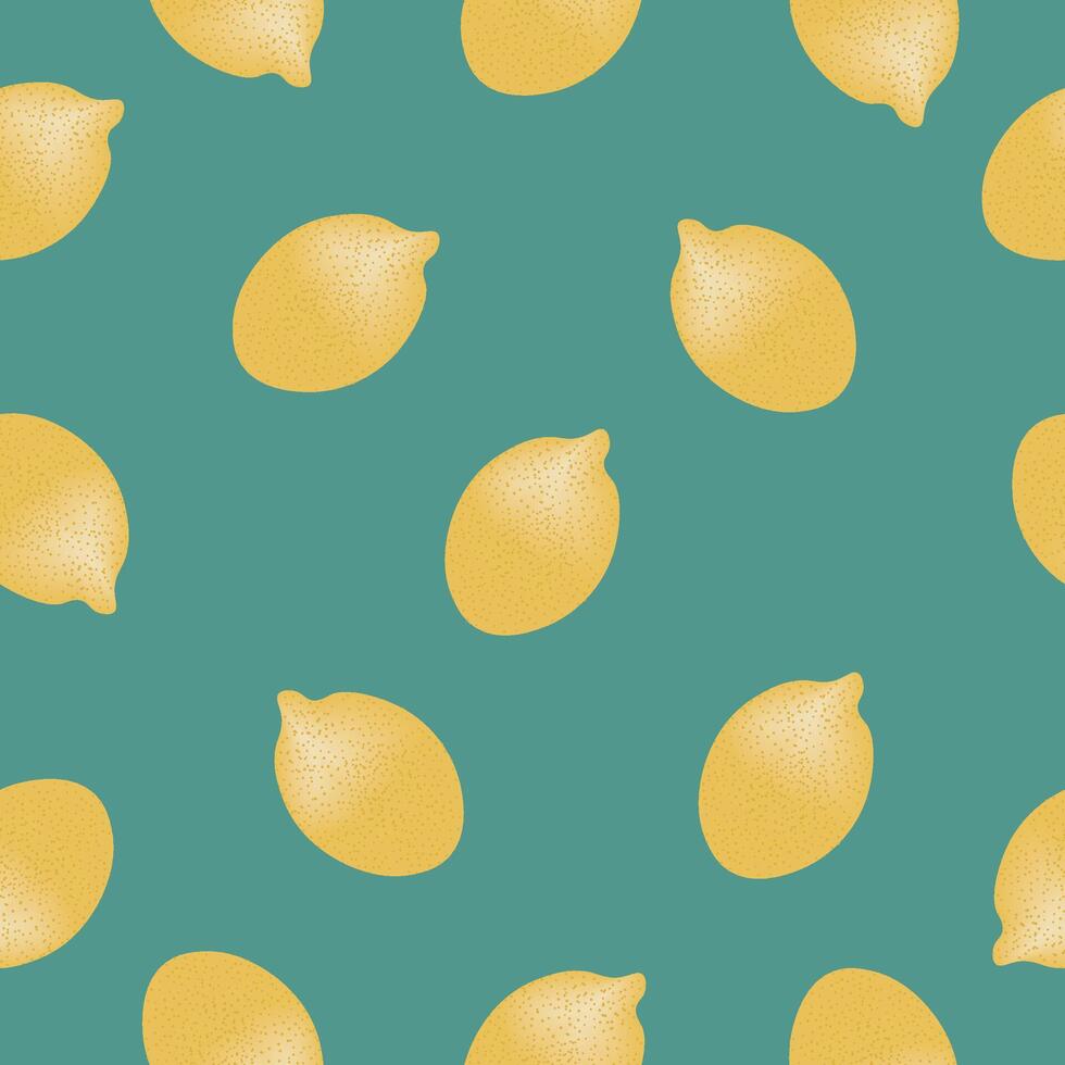 vector patroon naadloos gemakkelijk stijl vlak citroenen fruit bessen
