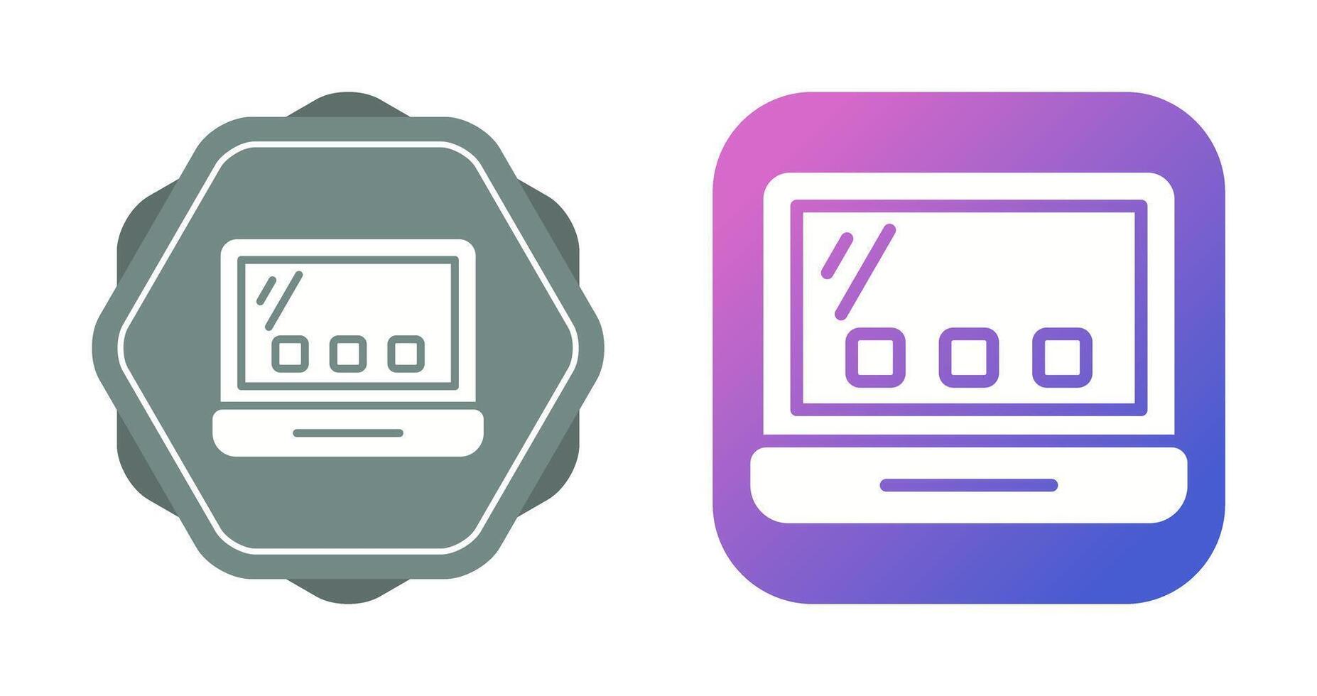 laptop vector pictogram