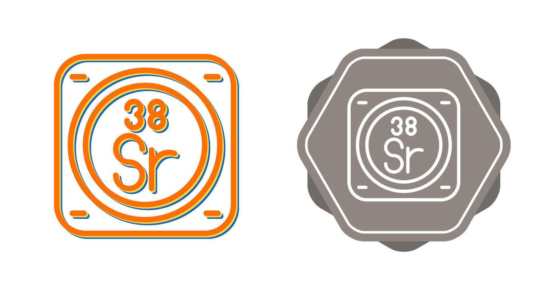 strontium vector icoon