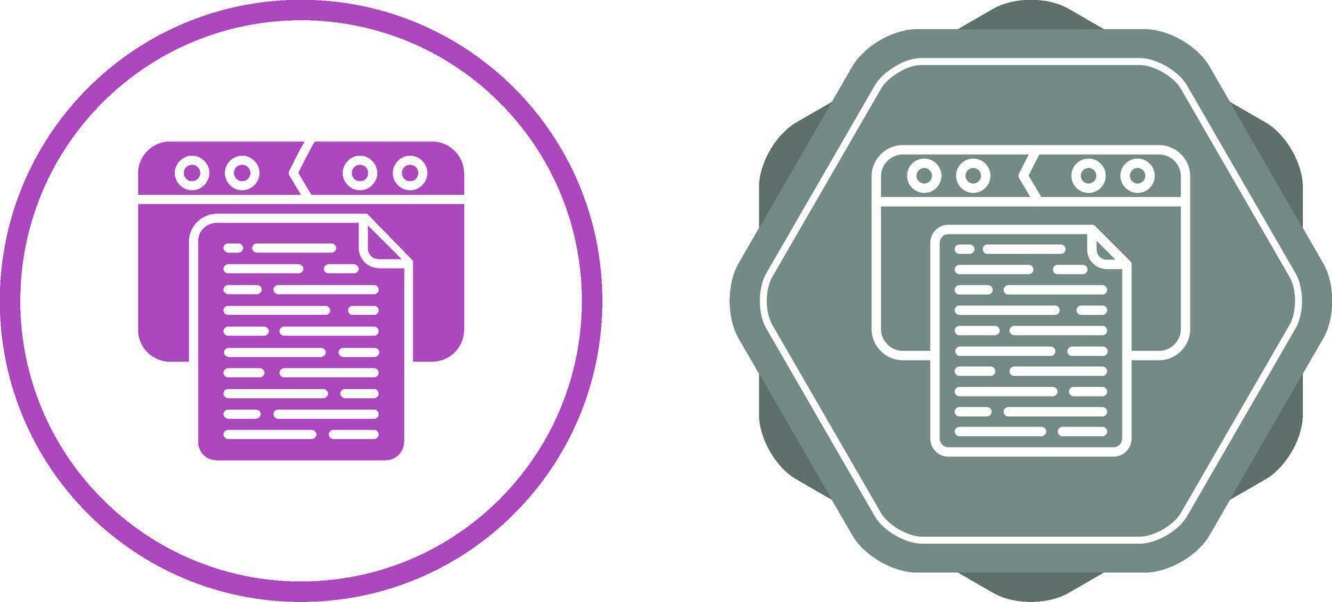 document vector pictogram