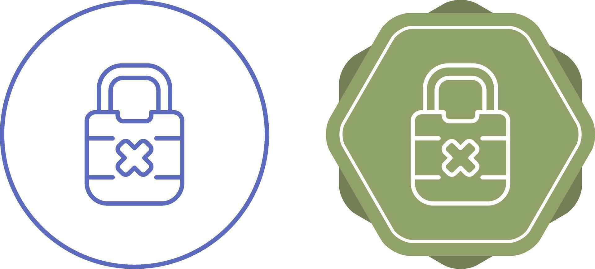 hangslot vector pictogram