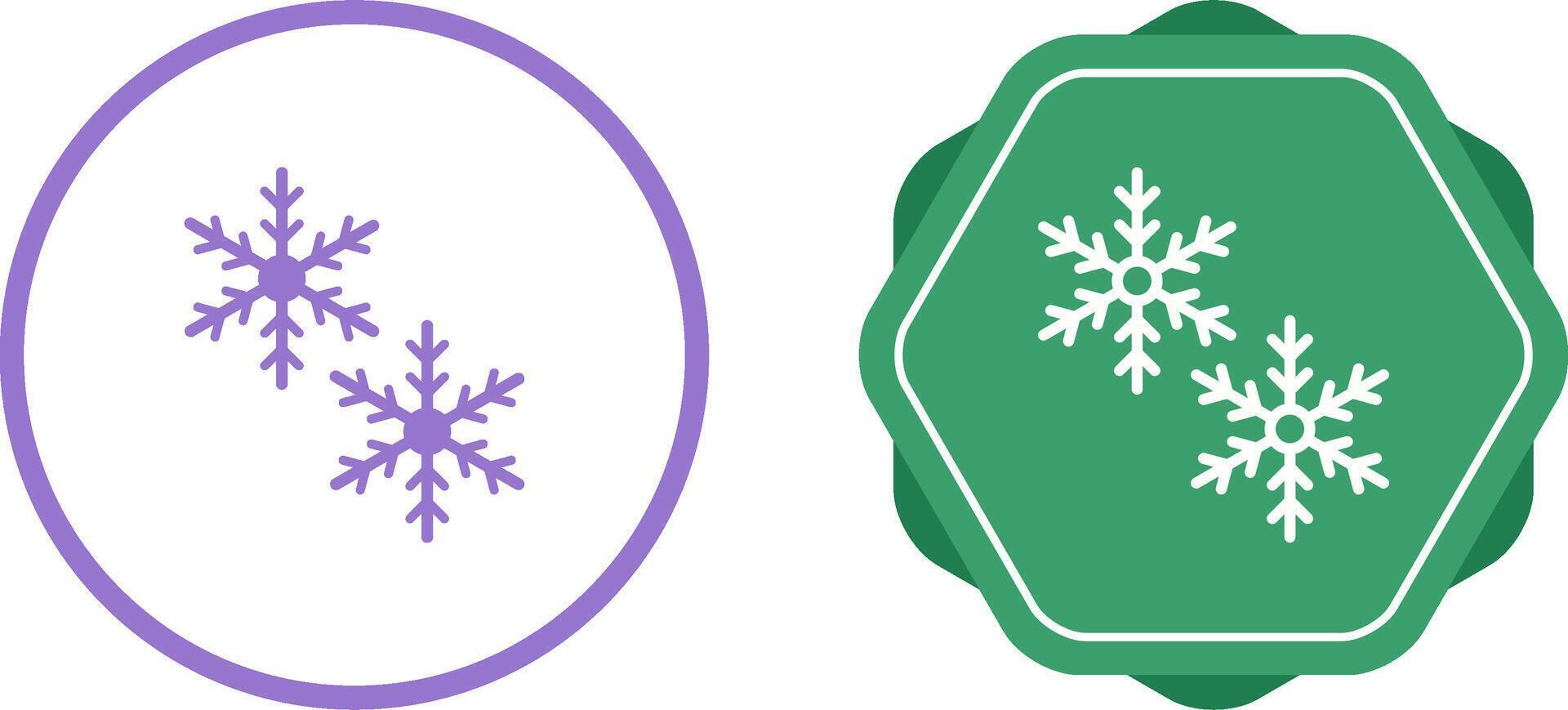 sneeuwvlokken vector icoon