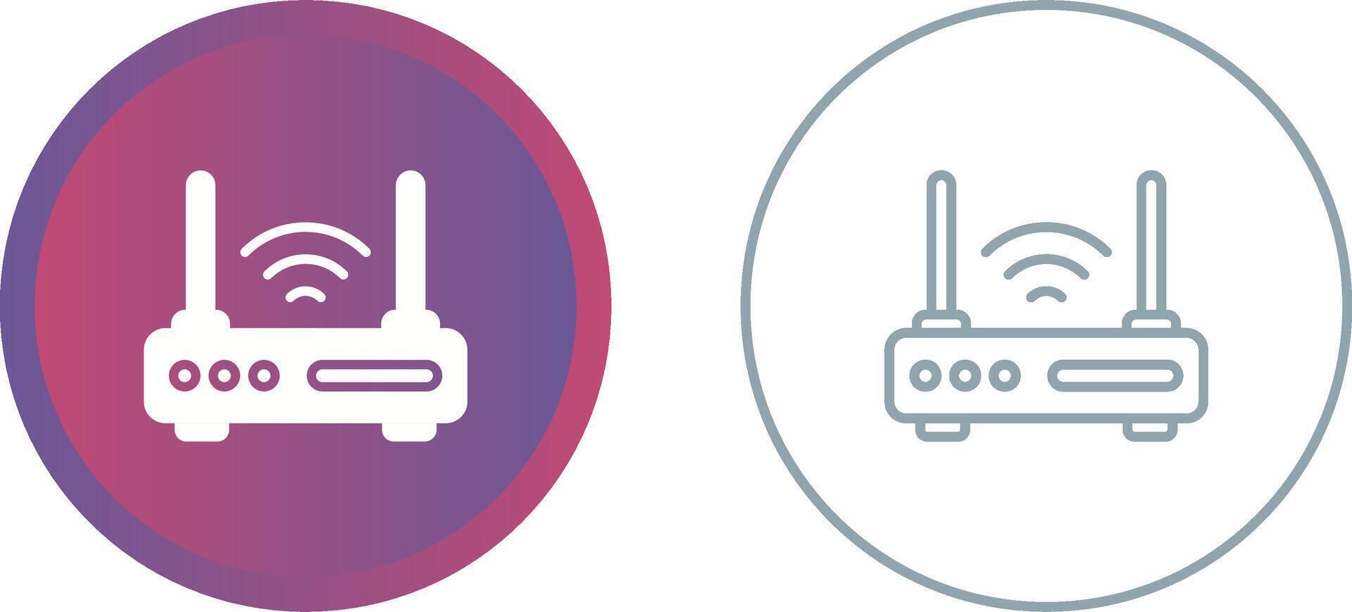 router vector pictogram