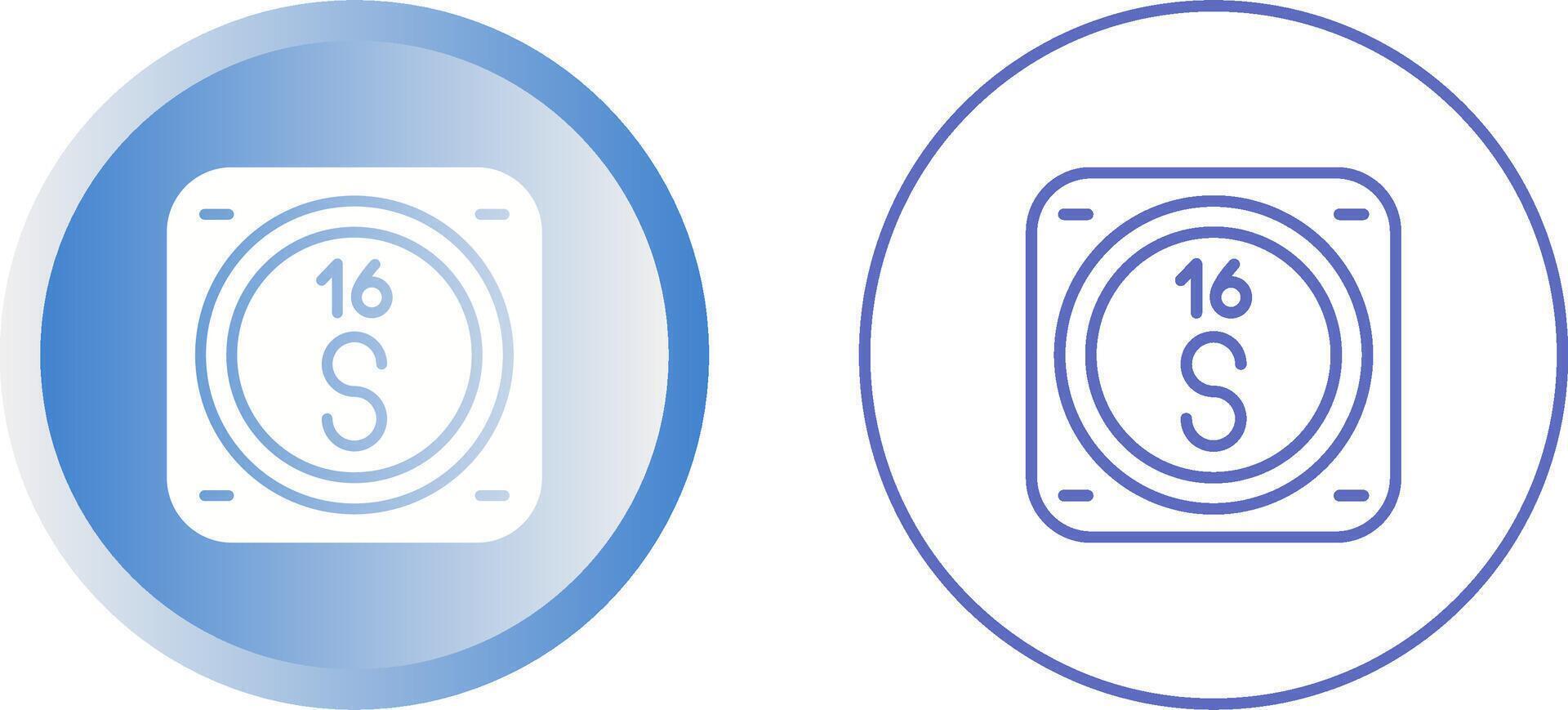 chemisch element vector icoon