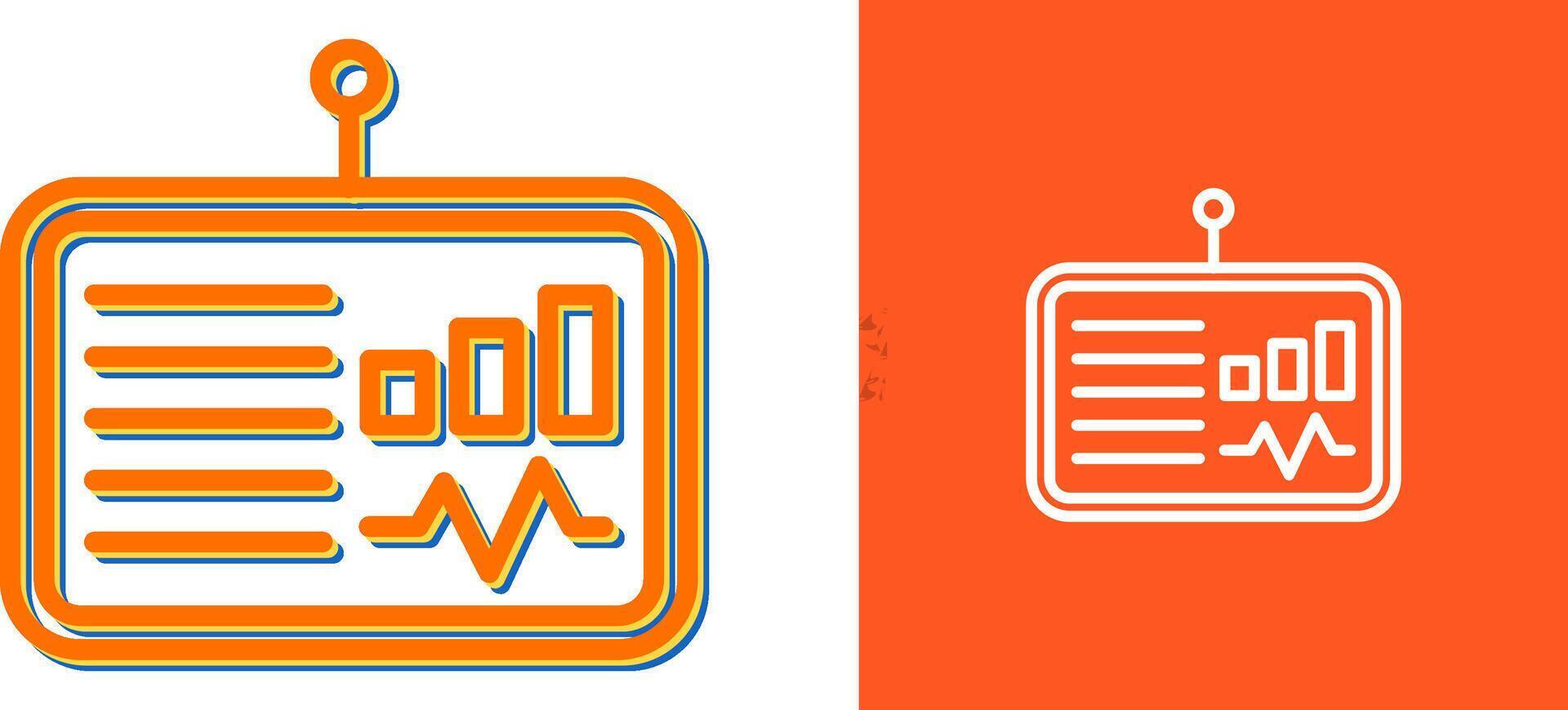 dashboard vector pictogram