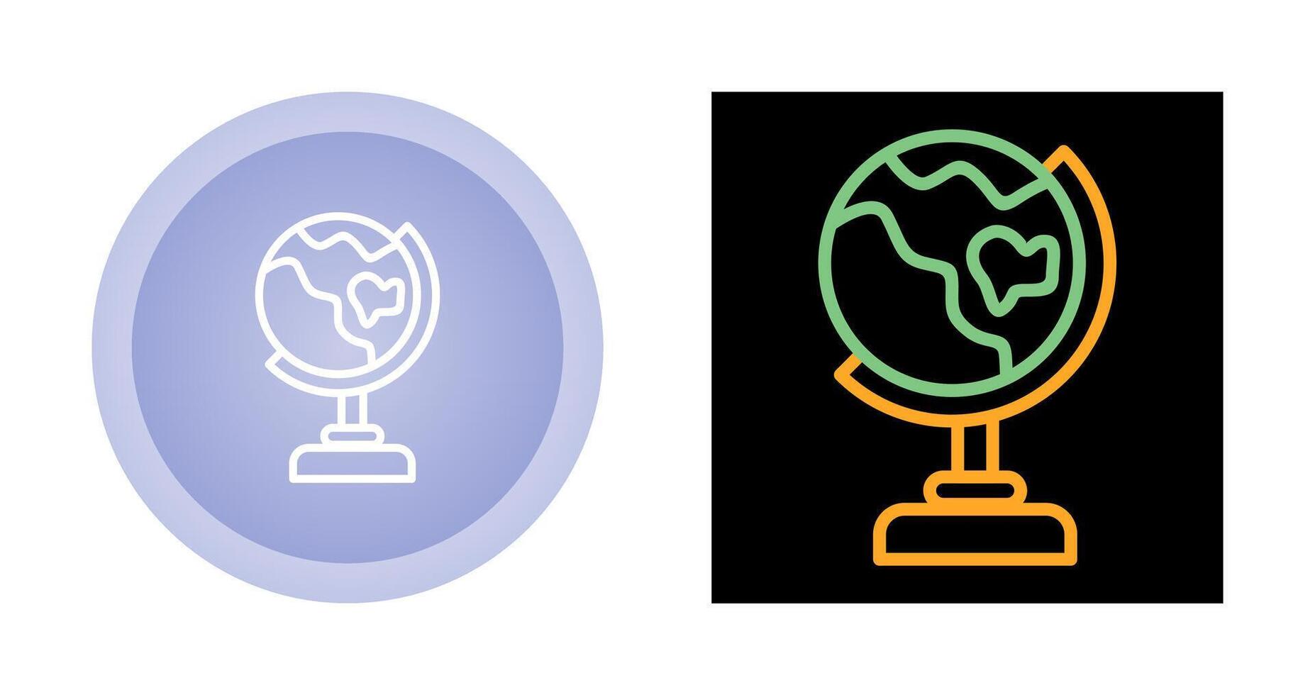 wereldbol vector pictogram