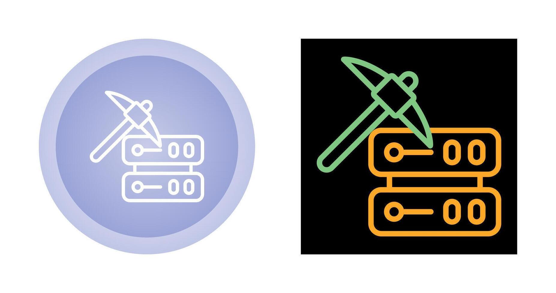 datamining vector pictogram