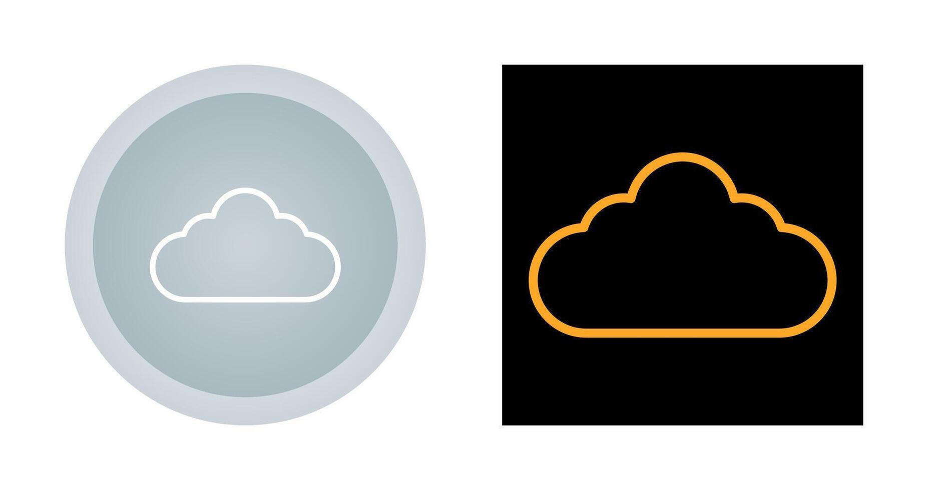 wolk vector pictogram