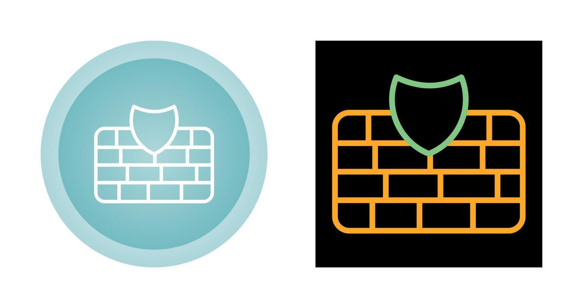 firewall vector pictogram