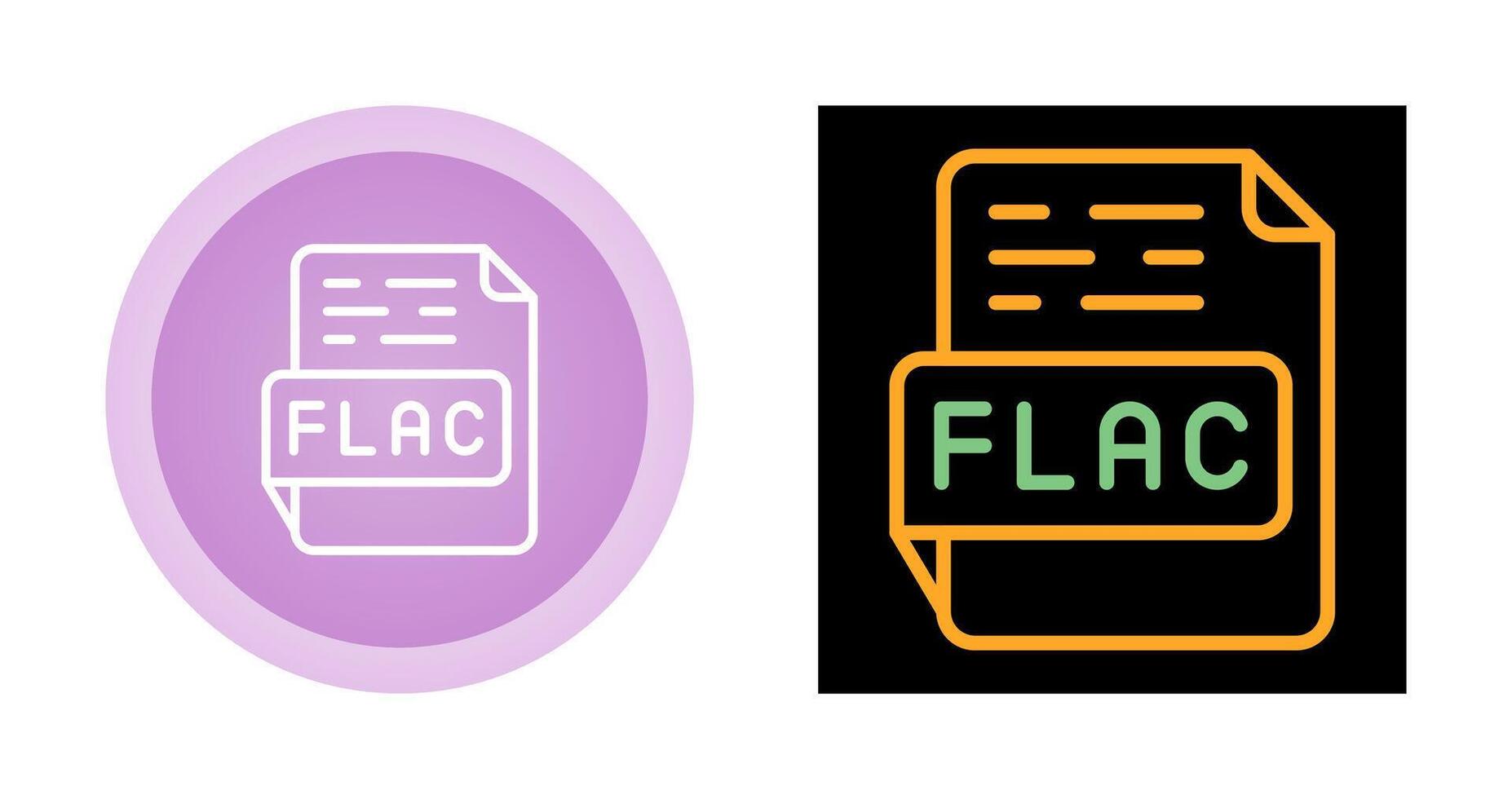 flac vector icoon