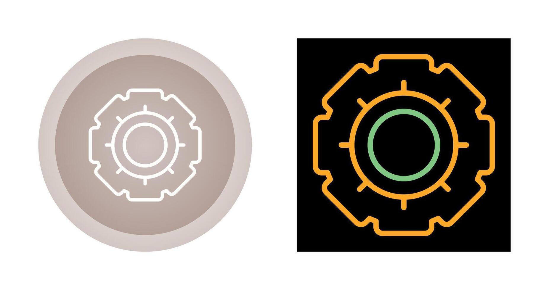 tandwiel vector pictogram