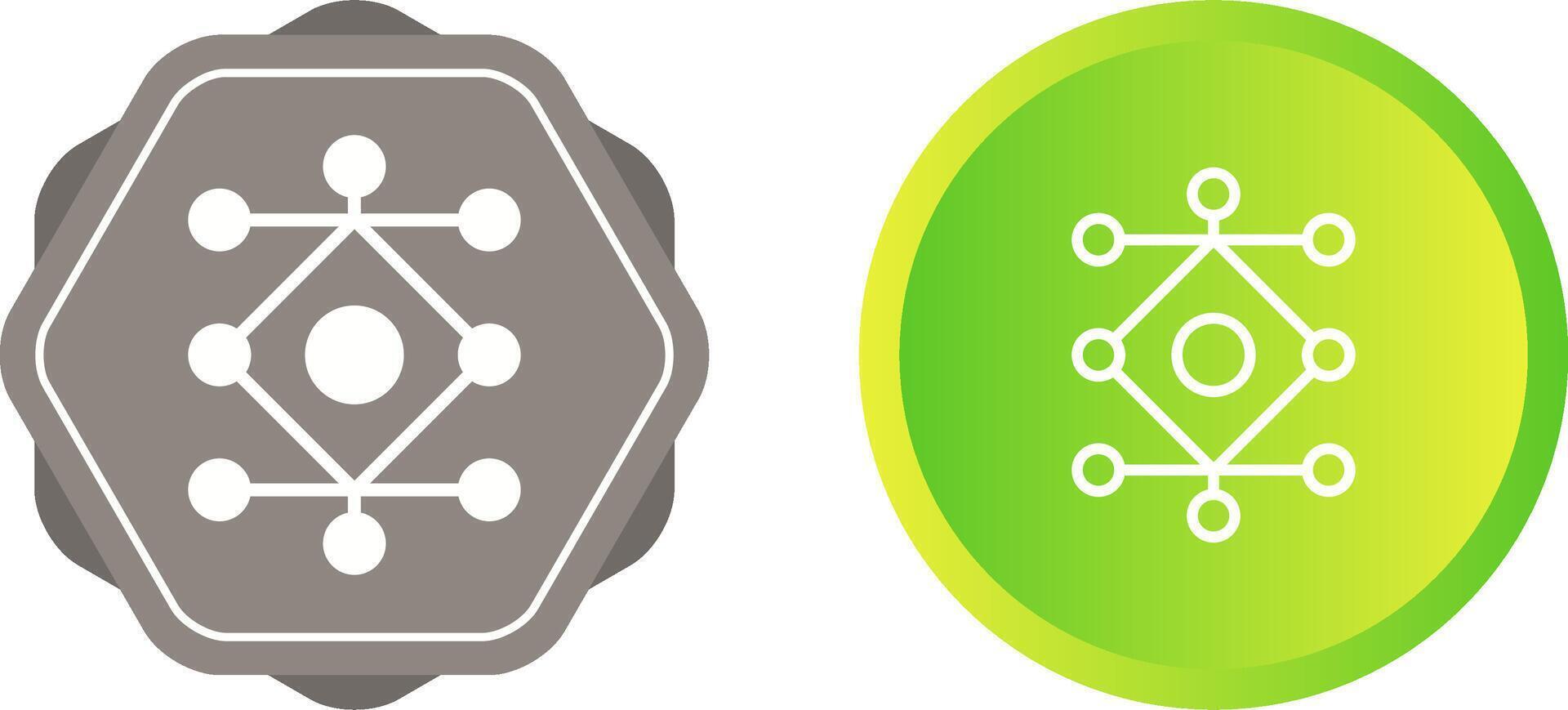 netwerk analyse vector icoon