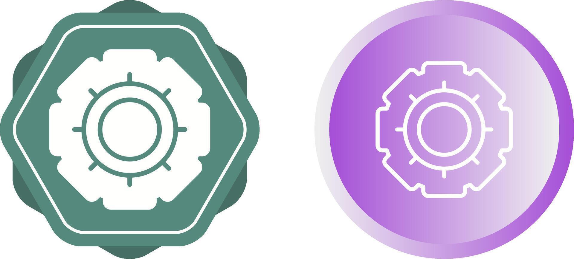 tandwiel vector pictogram