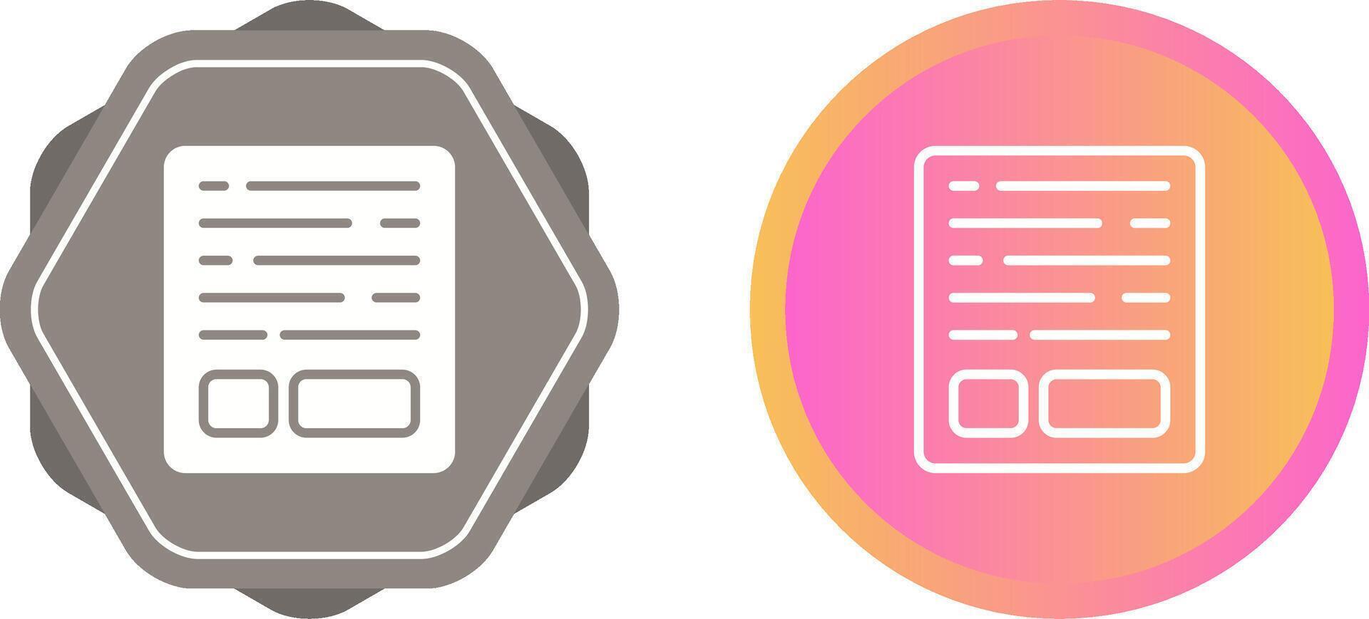 document vector pictogram