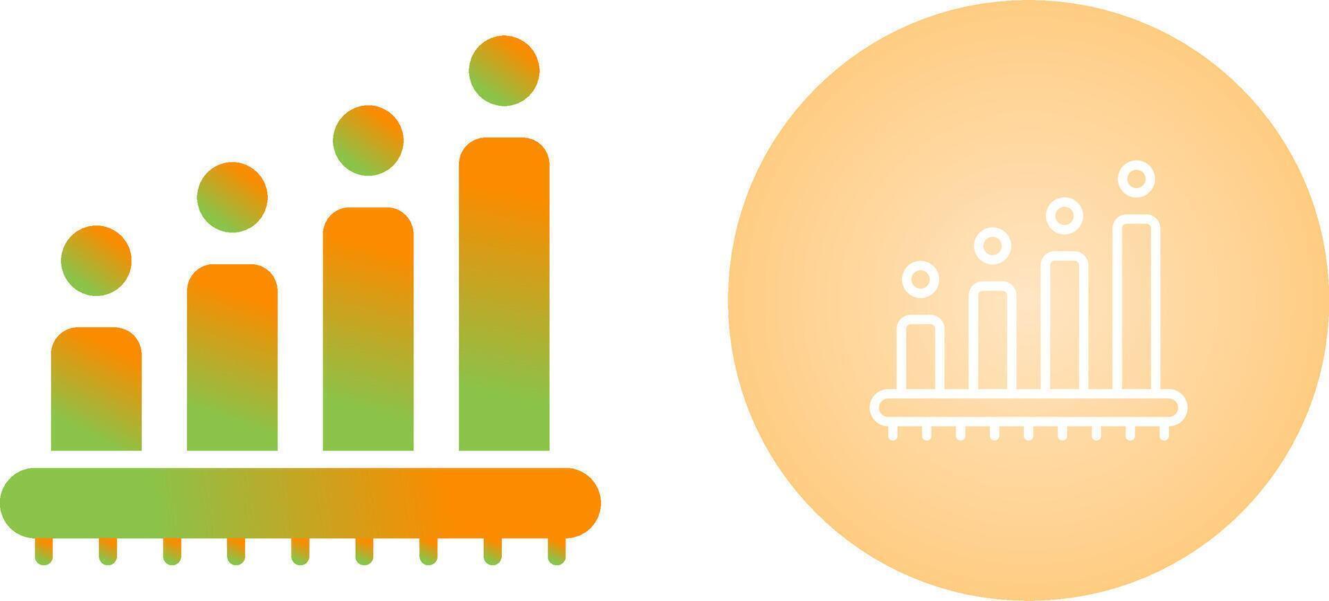 statistisch analyse vector icoon