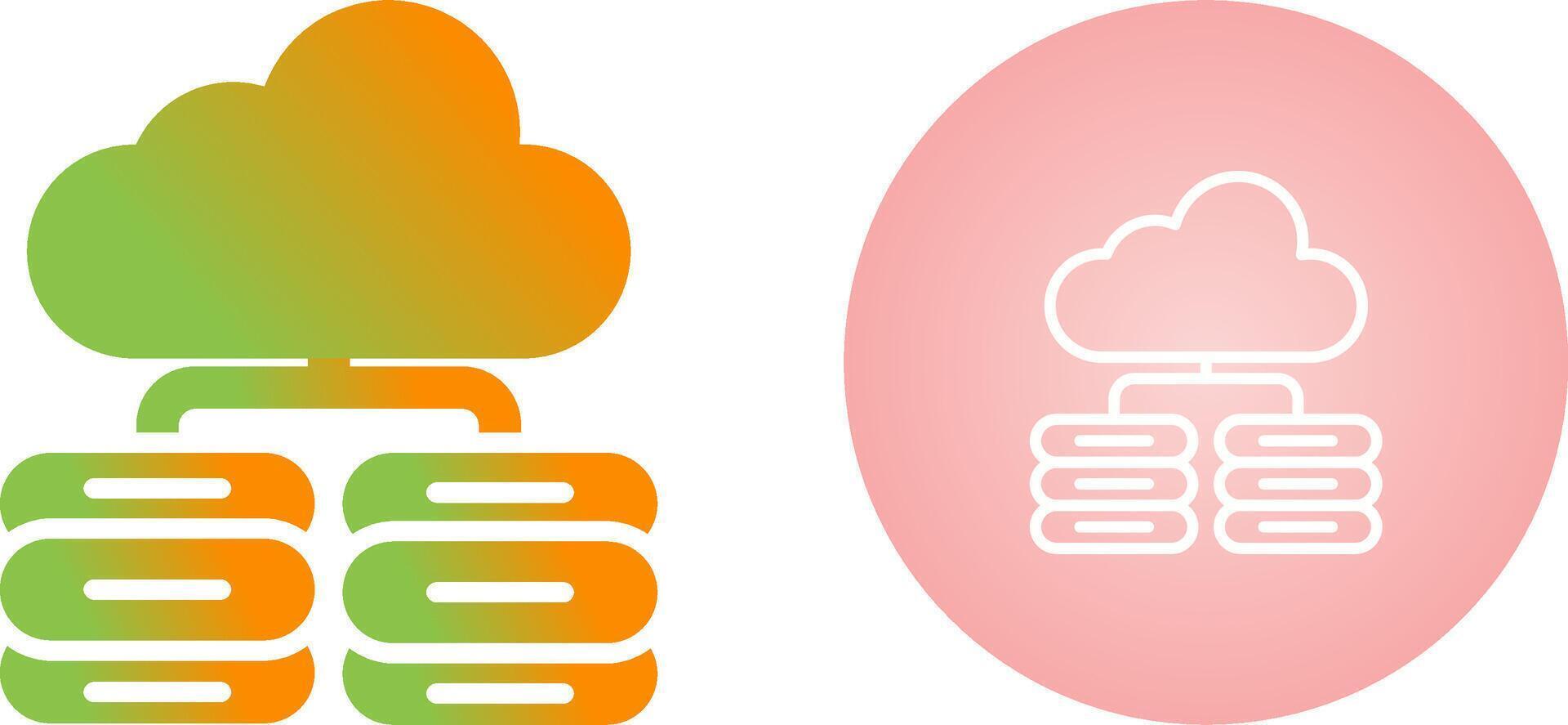 webhosting vector pictogram