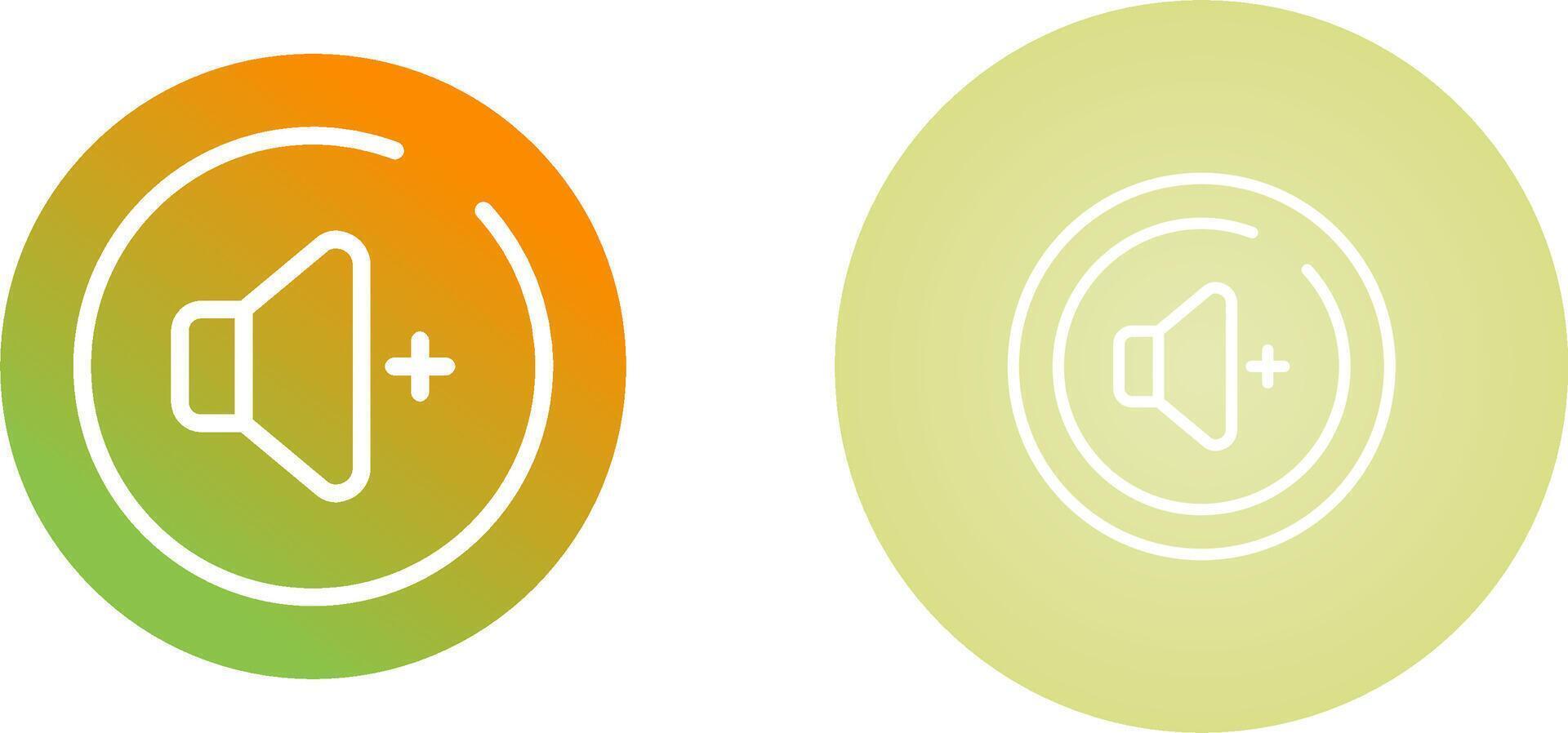 volume omhoog cirkel vector icoon