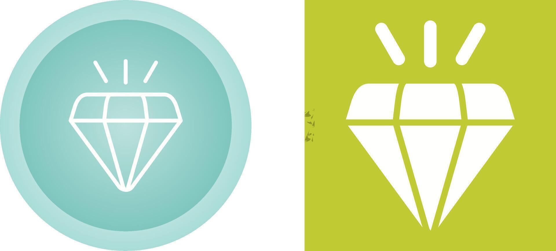 diamant vector pictogram