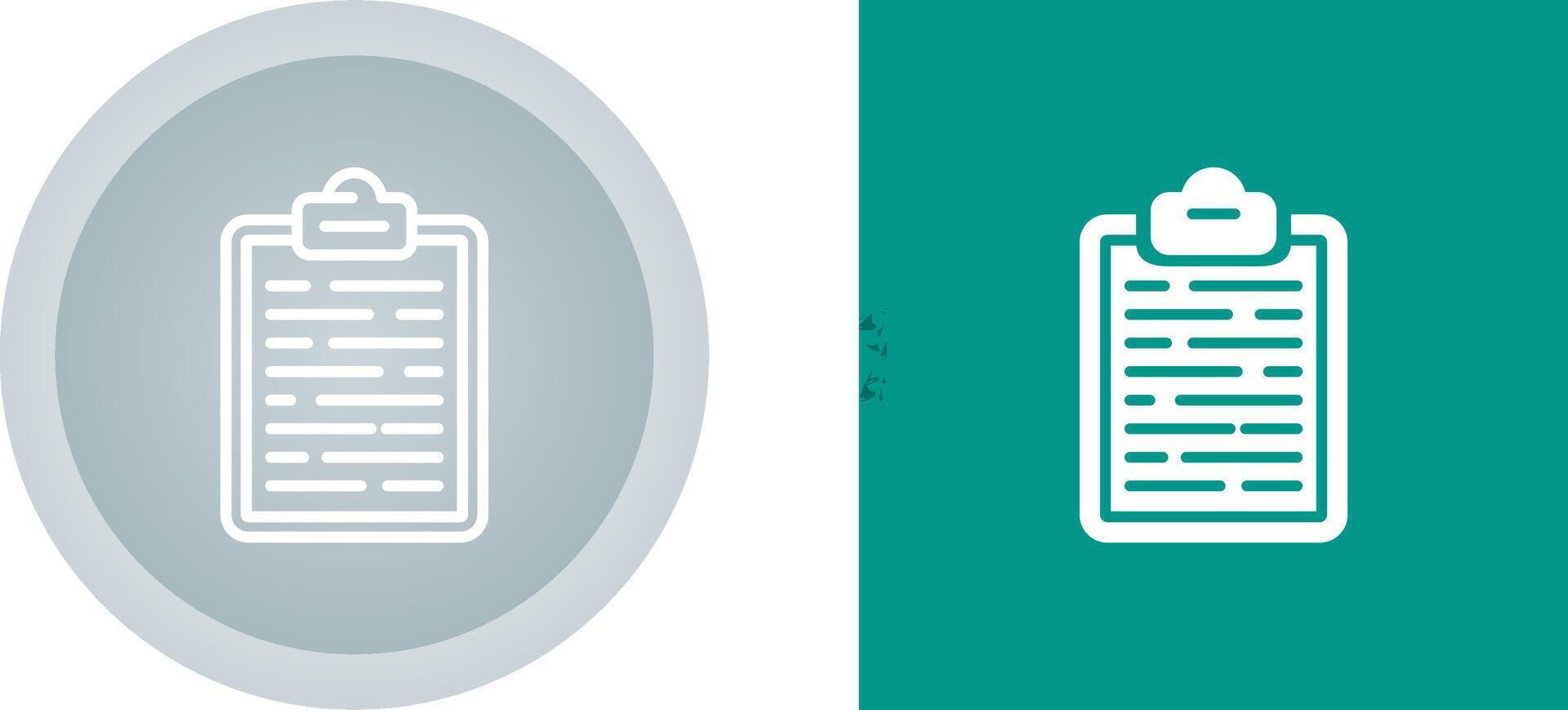 Klembord vector pictogram