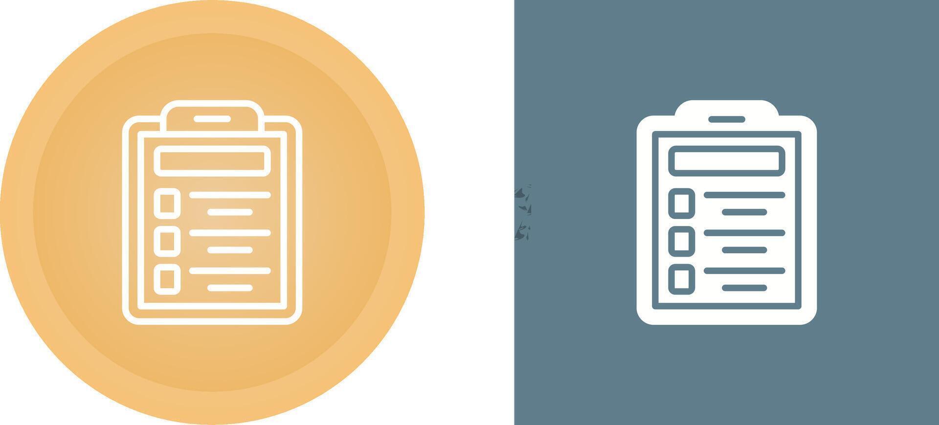 Klembord vector pictogram