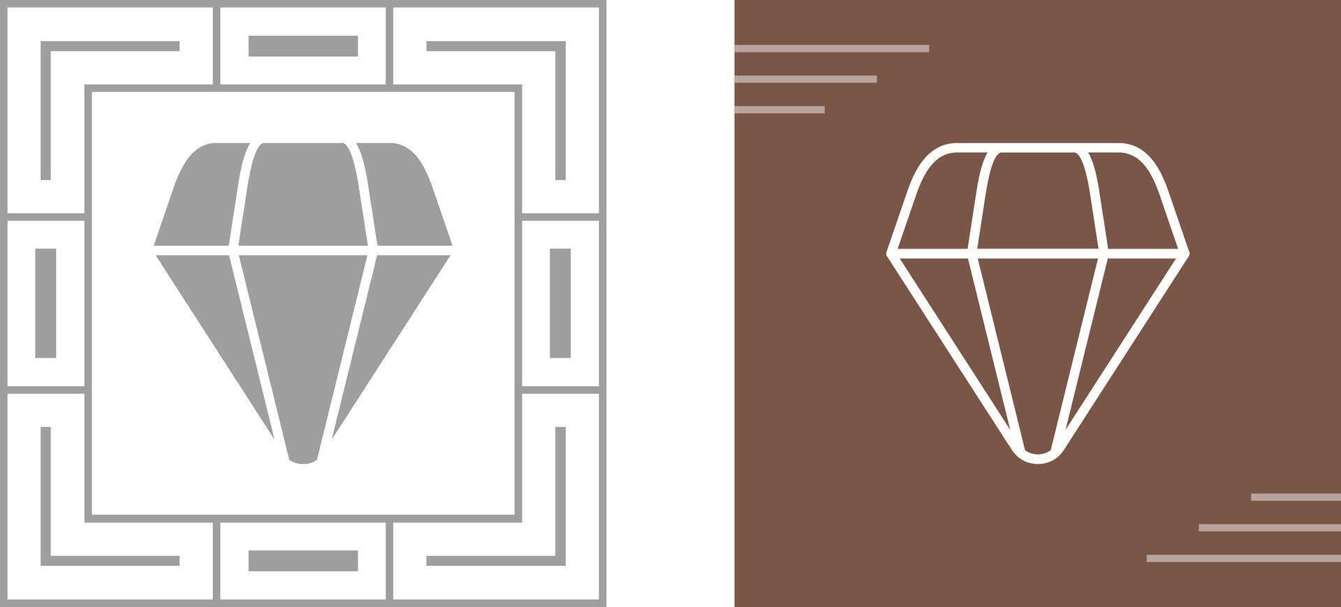 diamant vector pictogram