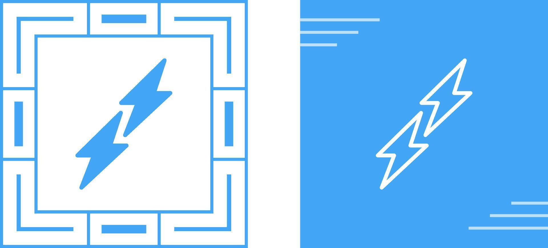 bliksem vector pictogram