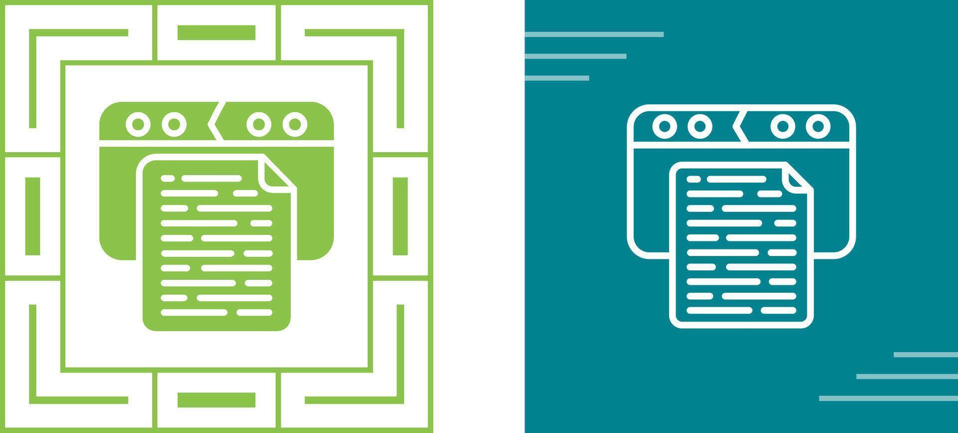 document vector pictogram