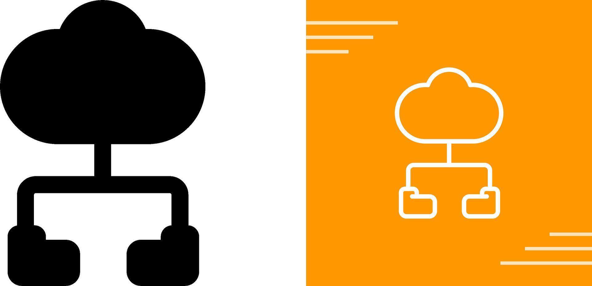 cloud computing vector icon