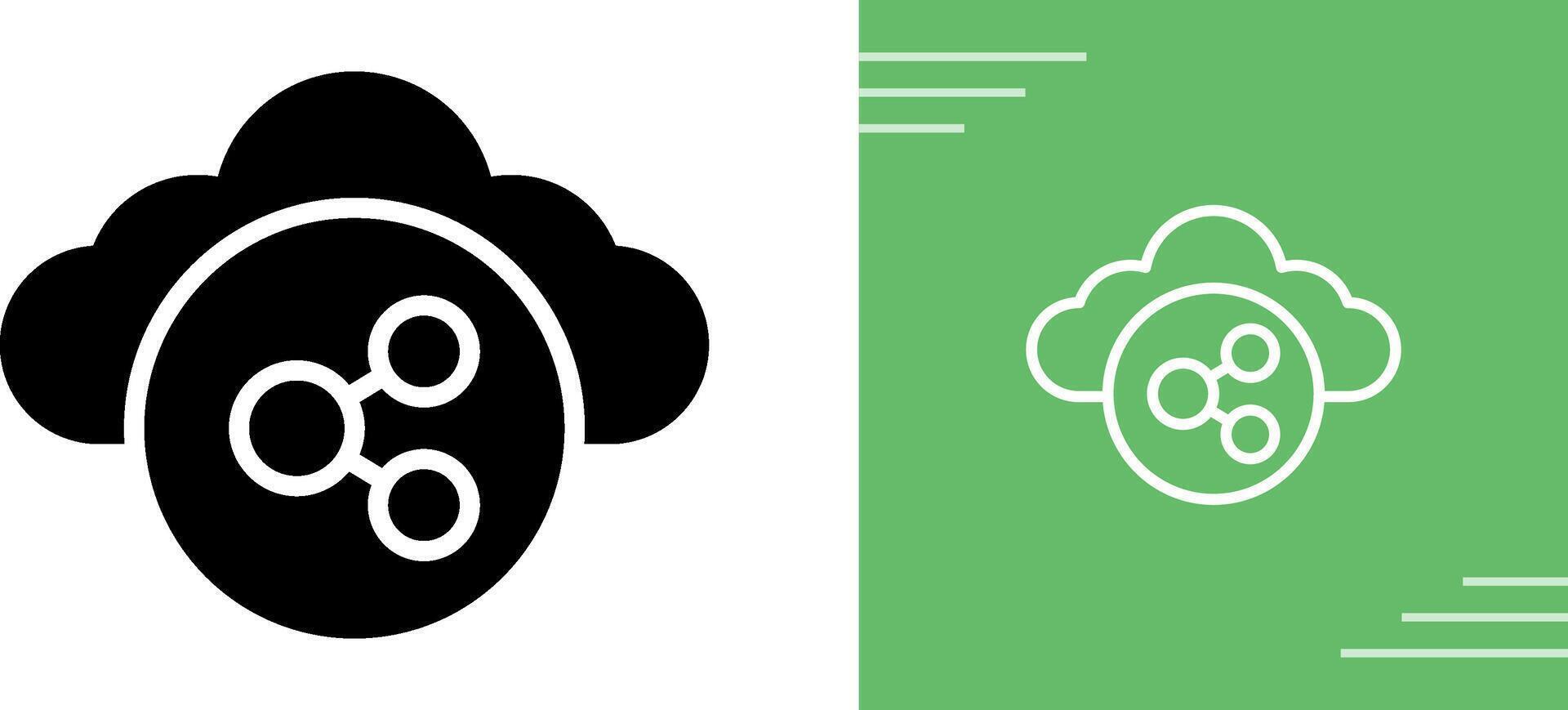 cloud computing vector icon