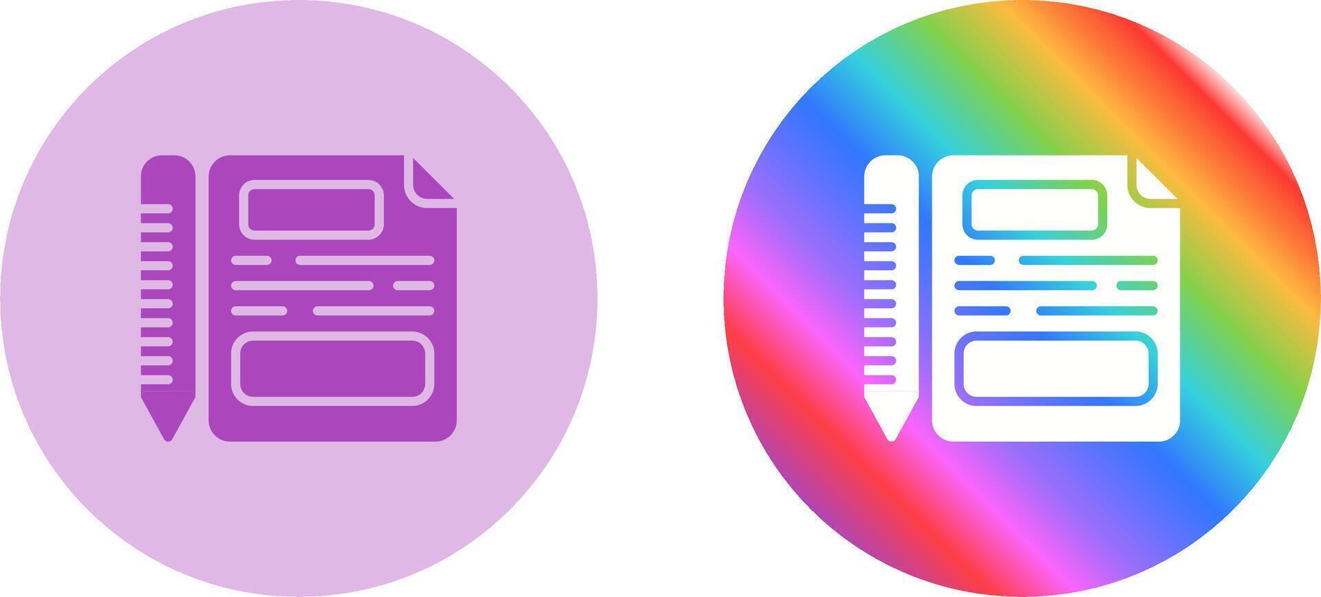 document vector pictogram