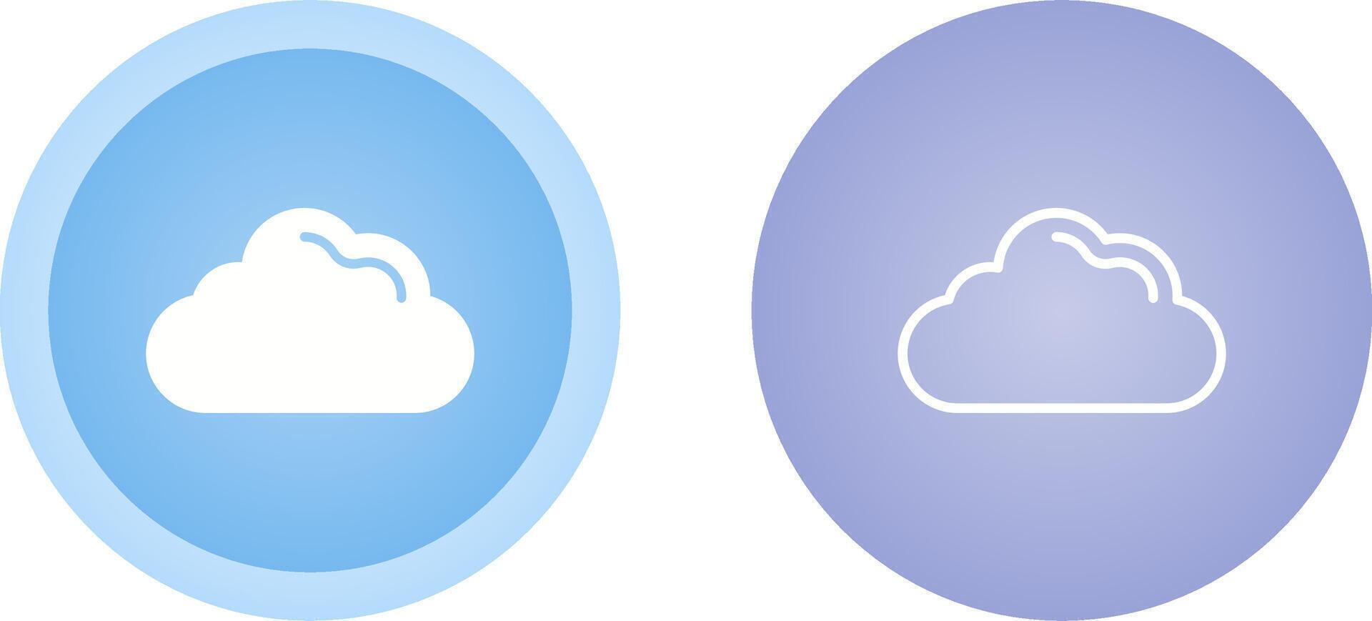 wolk vector pictogram