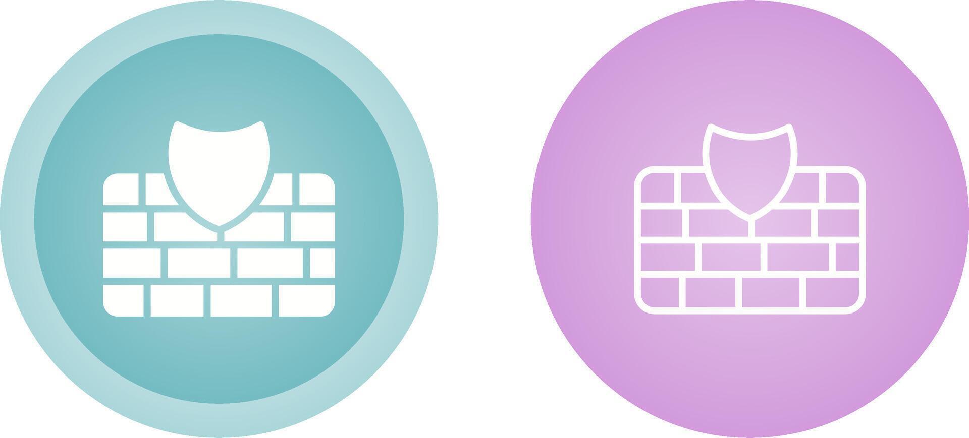 firewall vector pictogram