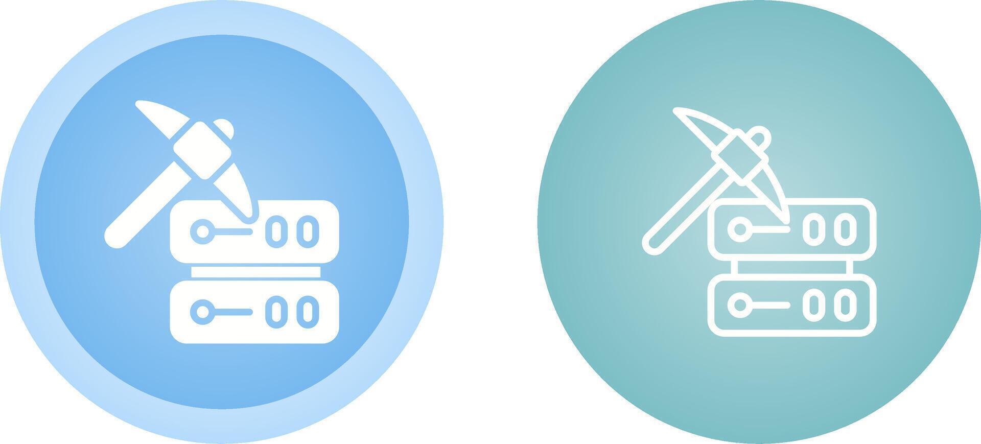 datamining vector pictogram