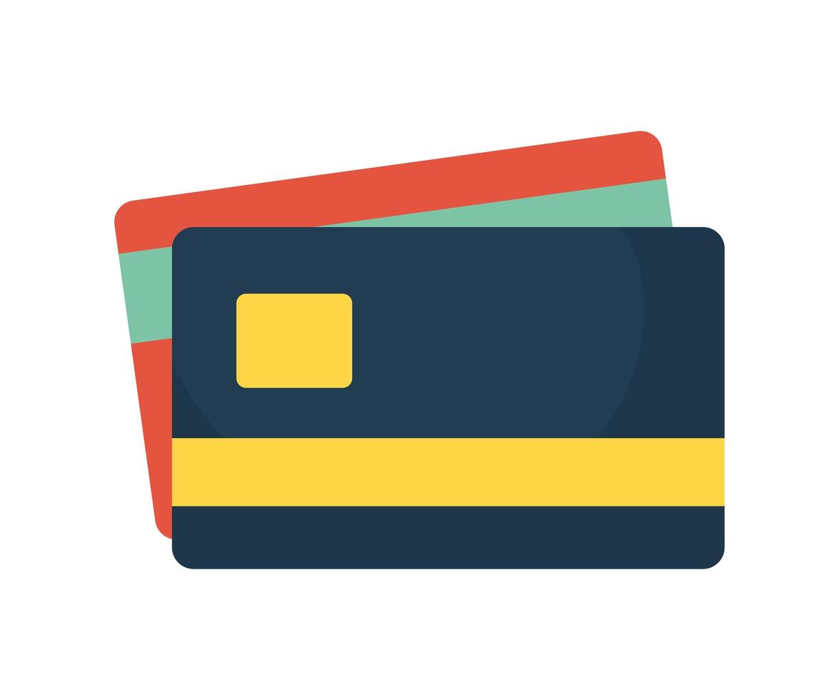 creditcard ontwerp vector