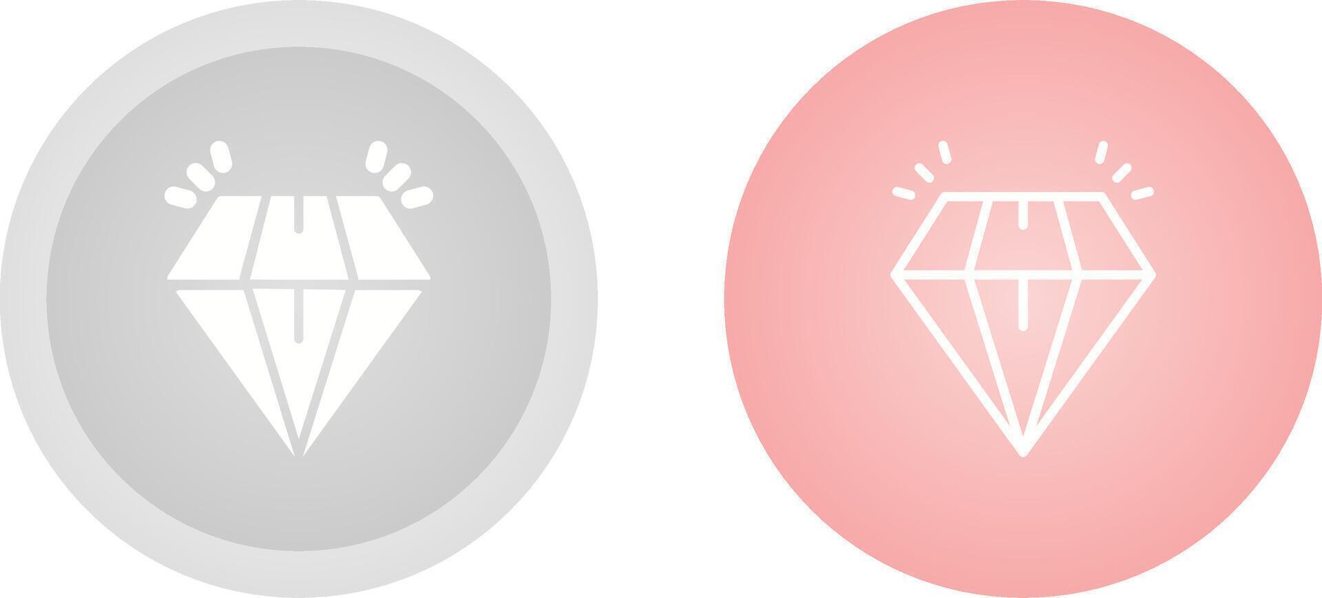 diamant vector pictogram