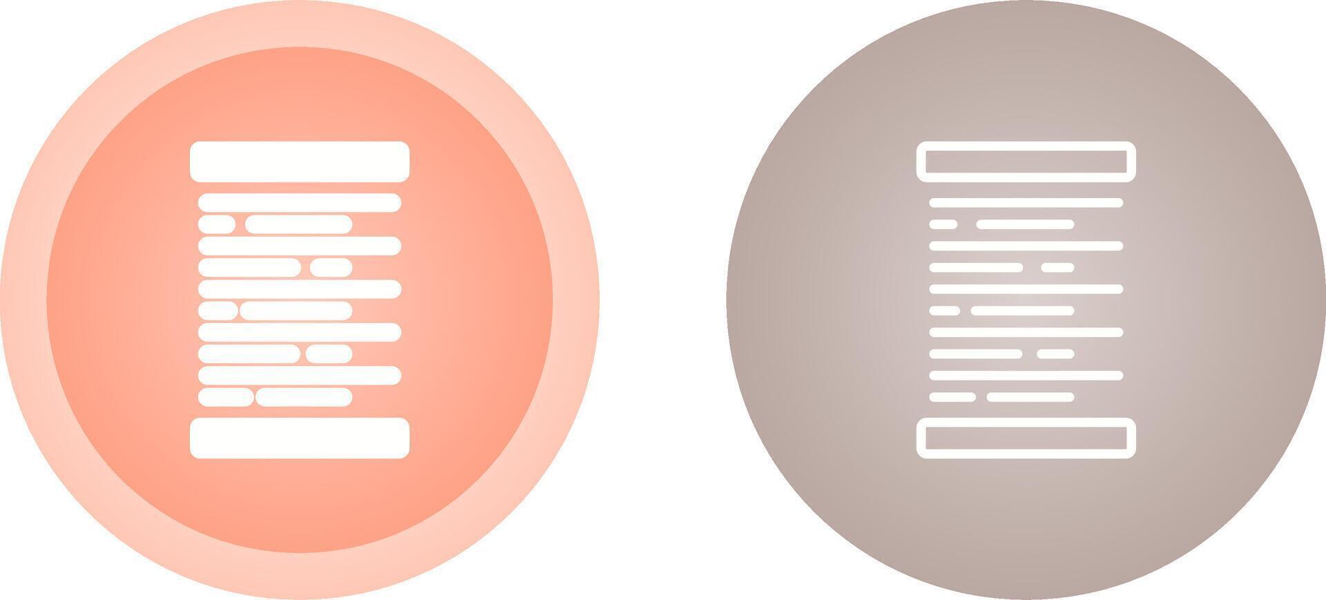 Rechtsaf uitlijning vector icoon