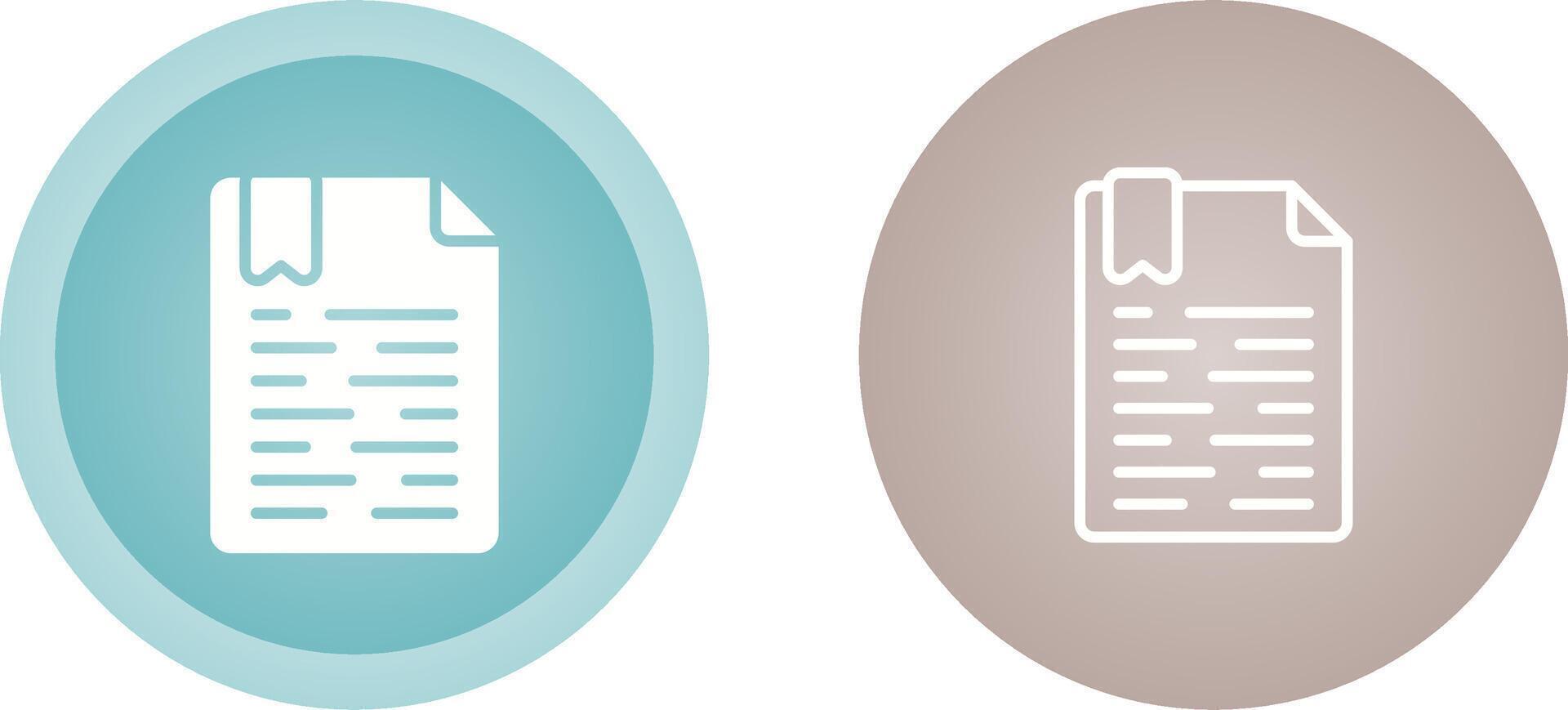 document vector pictogram