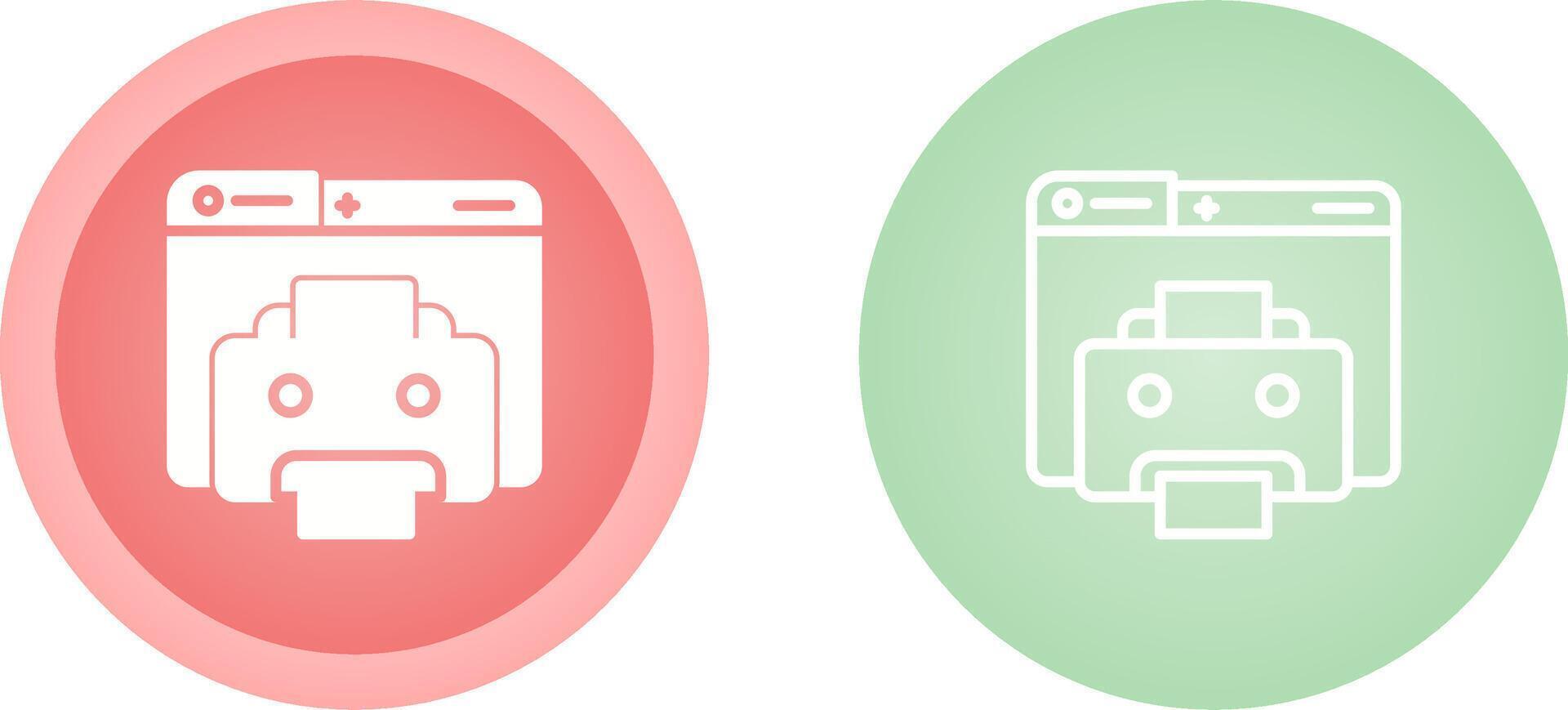 printer vector pictogram