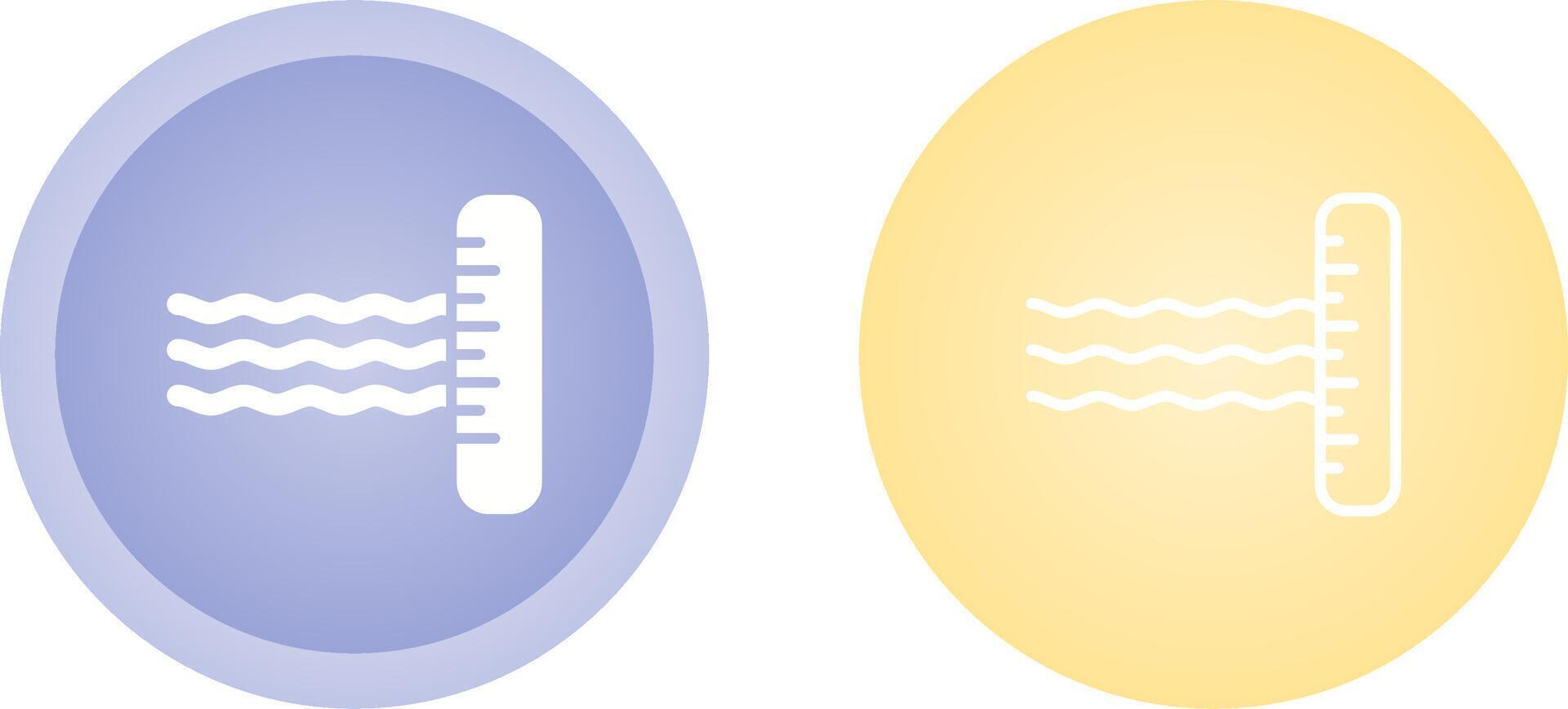 liniaal vector pictogram